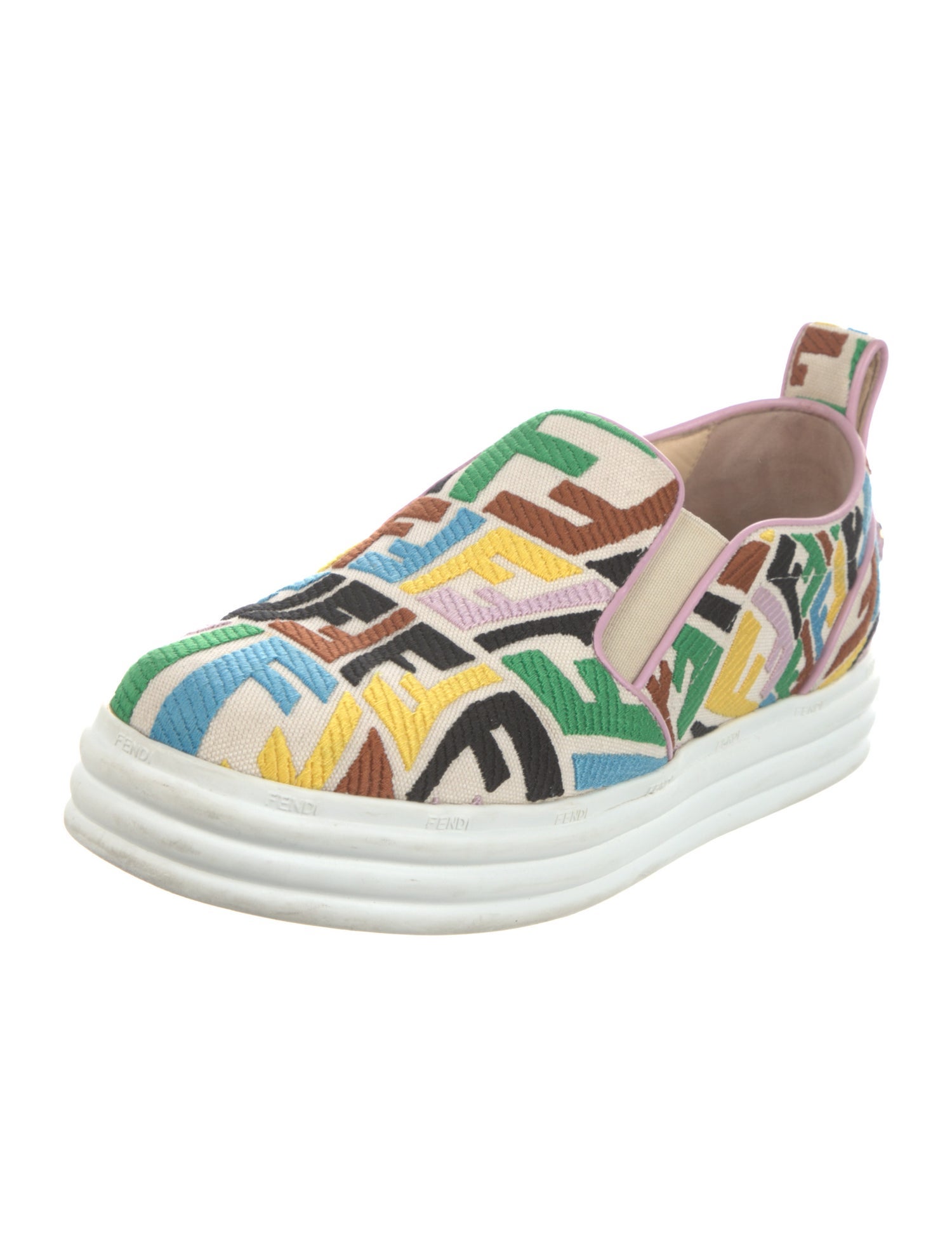 Fendi Zucca FF Logo Printed Sneakers