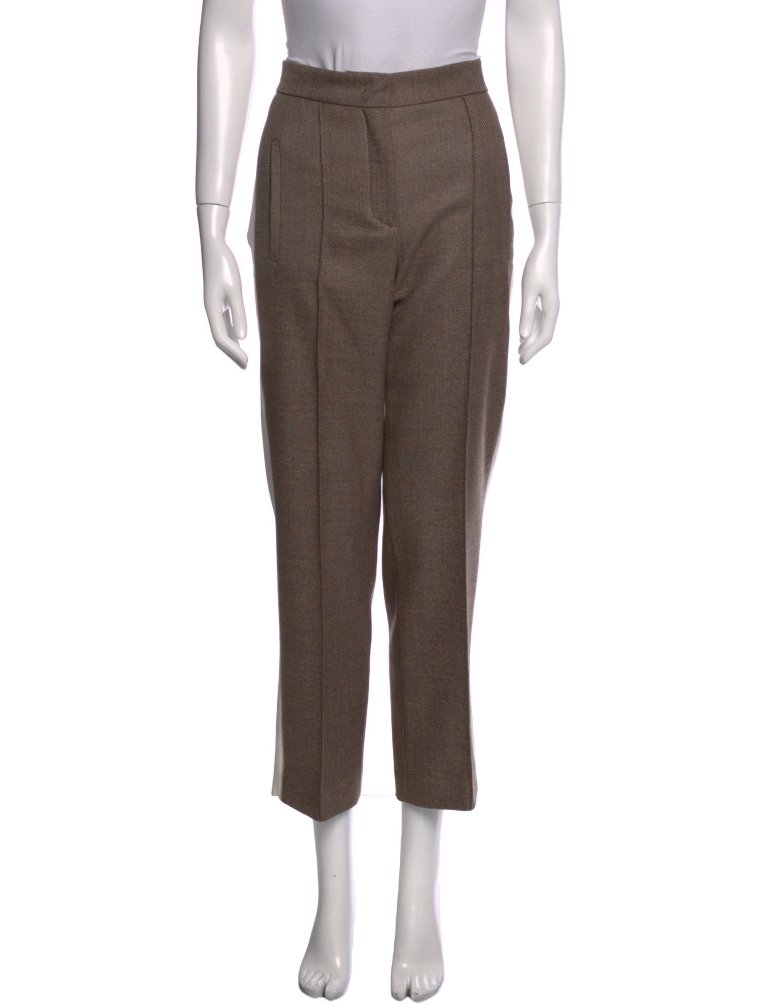 Fendi Virgin Wool Straight Leg Pants