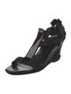 Fendi Patent Leather T-Strap Sandals