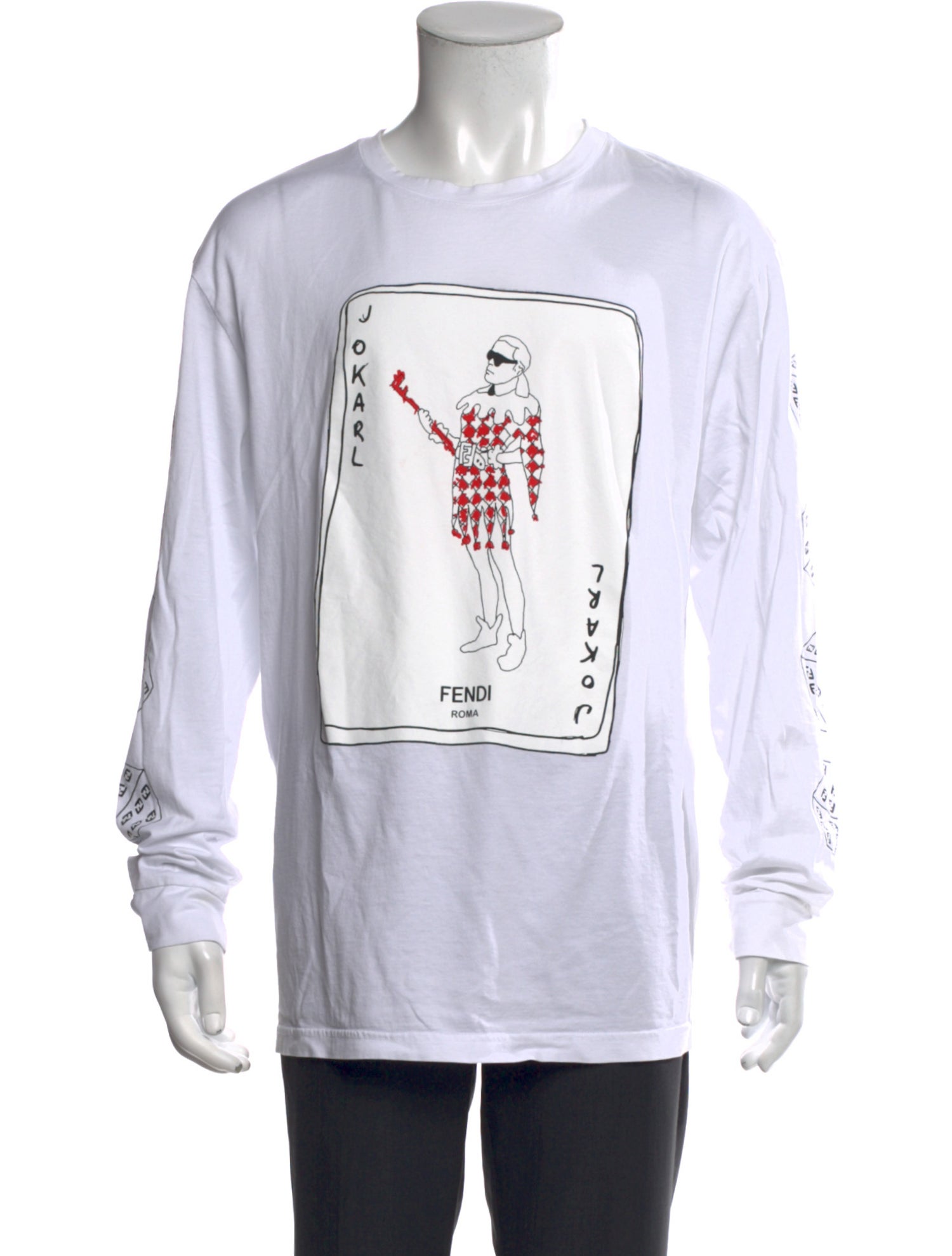 Fendi Zucca FF Logo Graphic Print T-Shirt