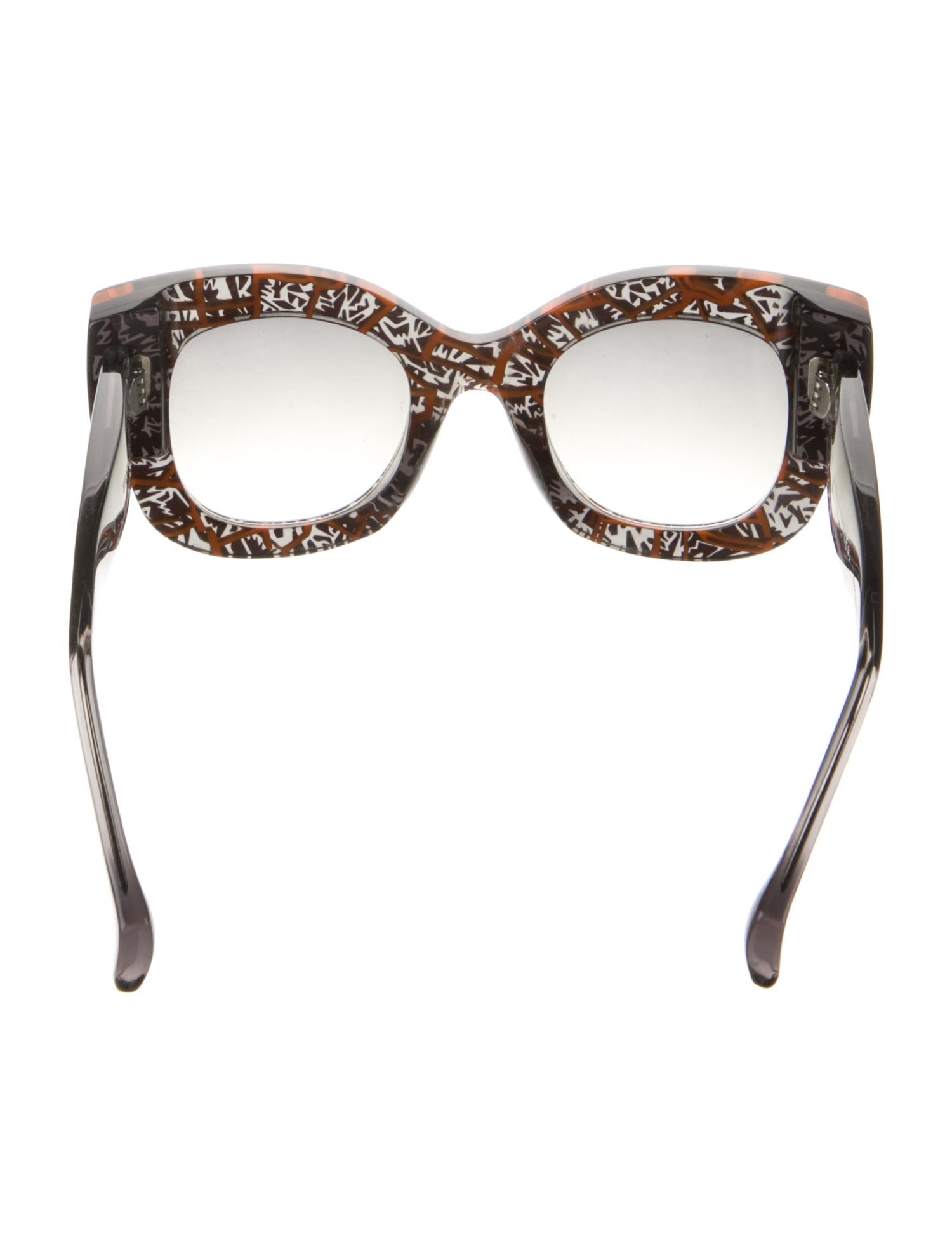 Fendi Zucchino FF Logo Oversize Sunglasses