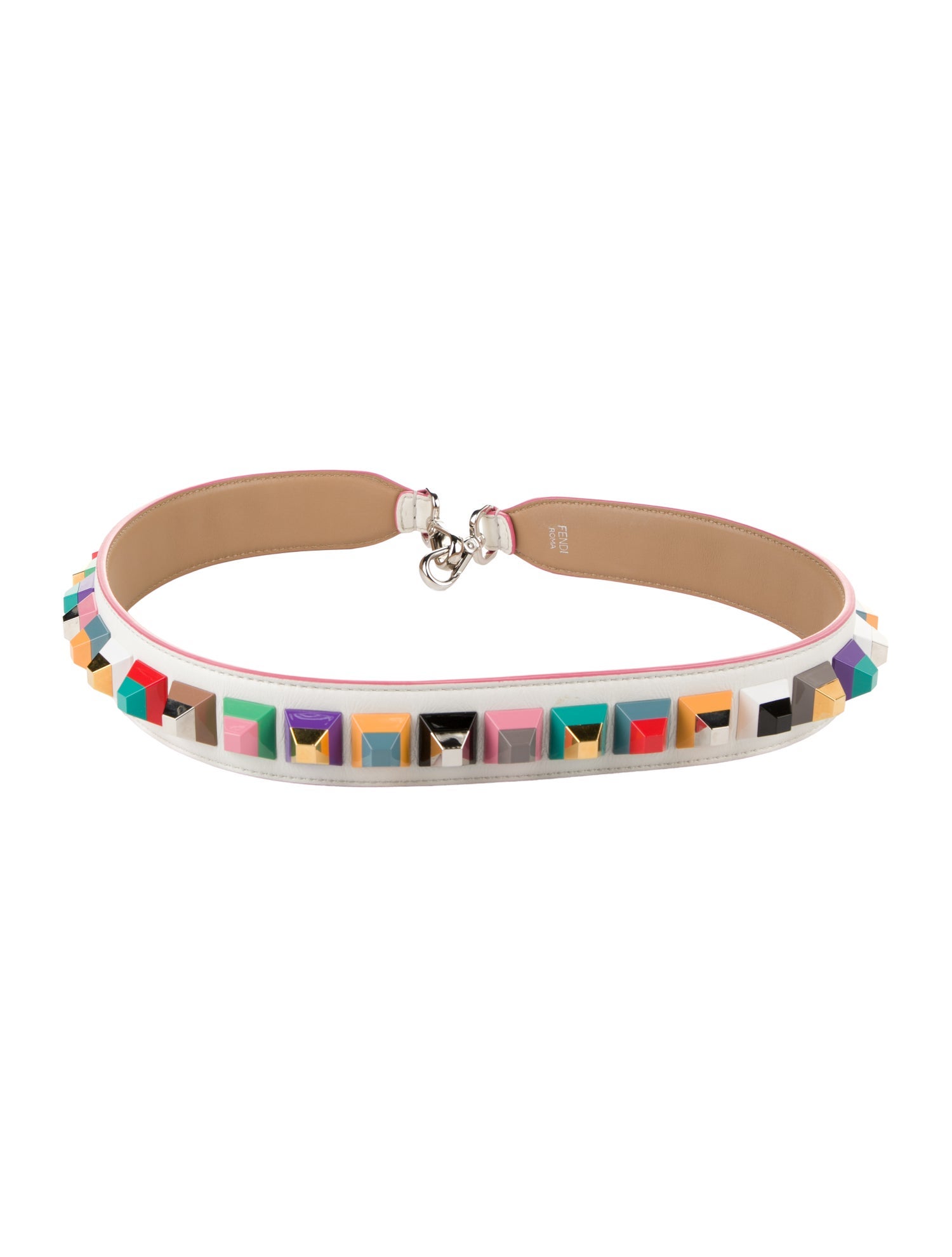 Fendi Multicolored Plexiglass Bag Strap