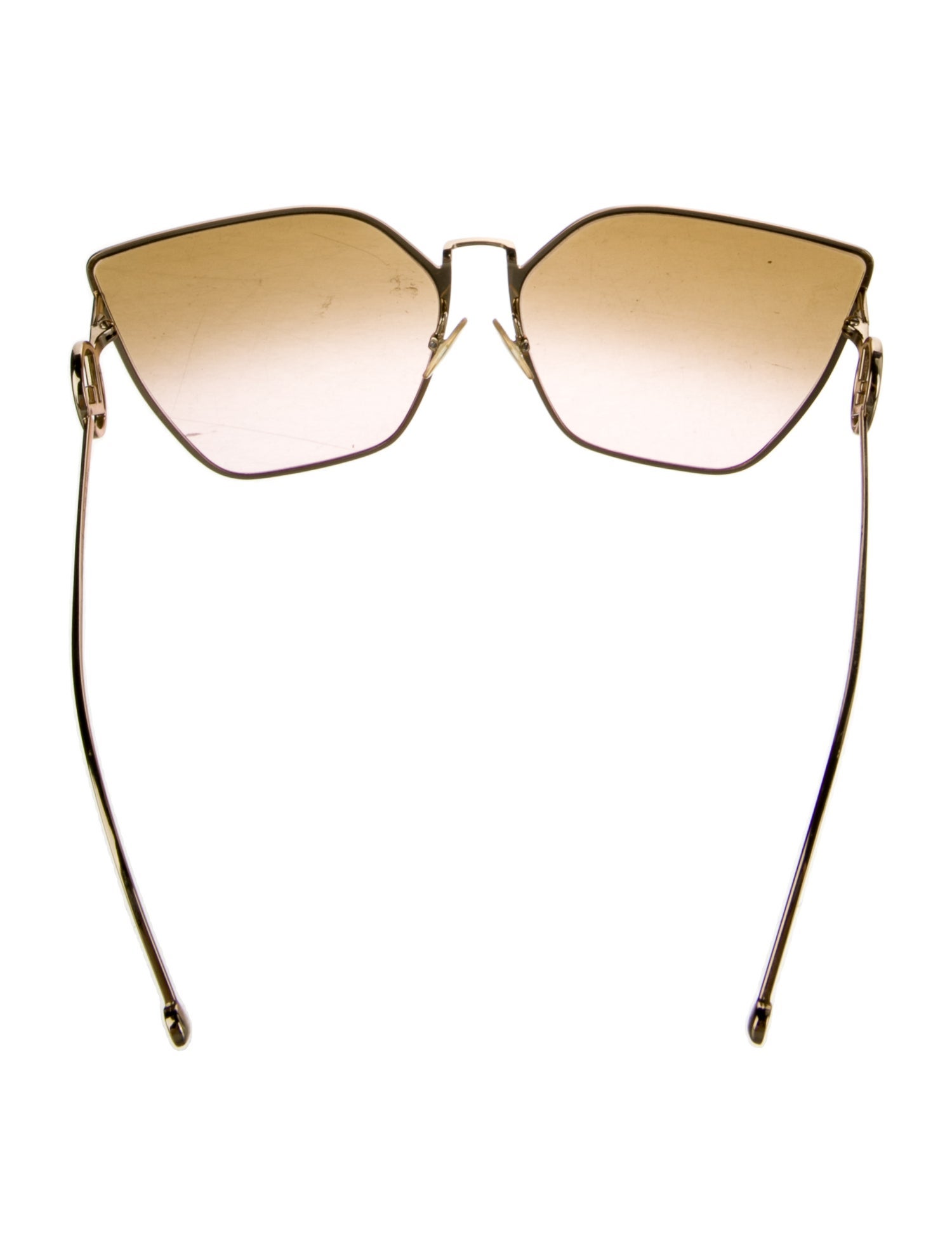 Fendi Oversize Gradient Sunglasses