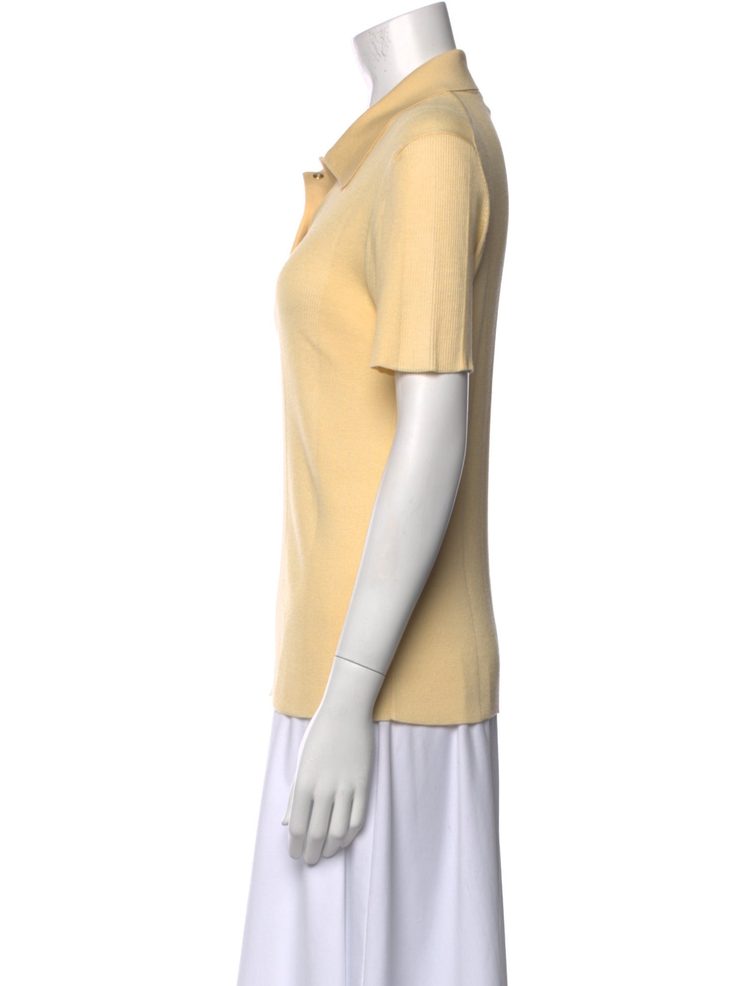 Fendi Wool Short Sleeve Polo