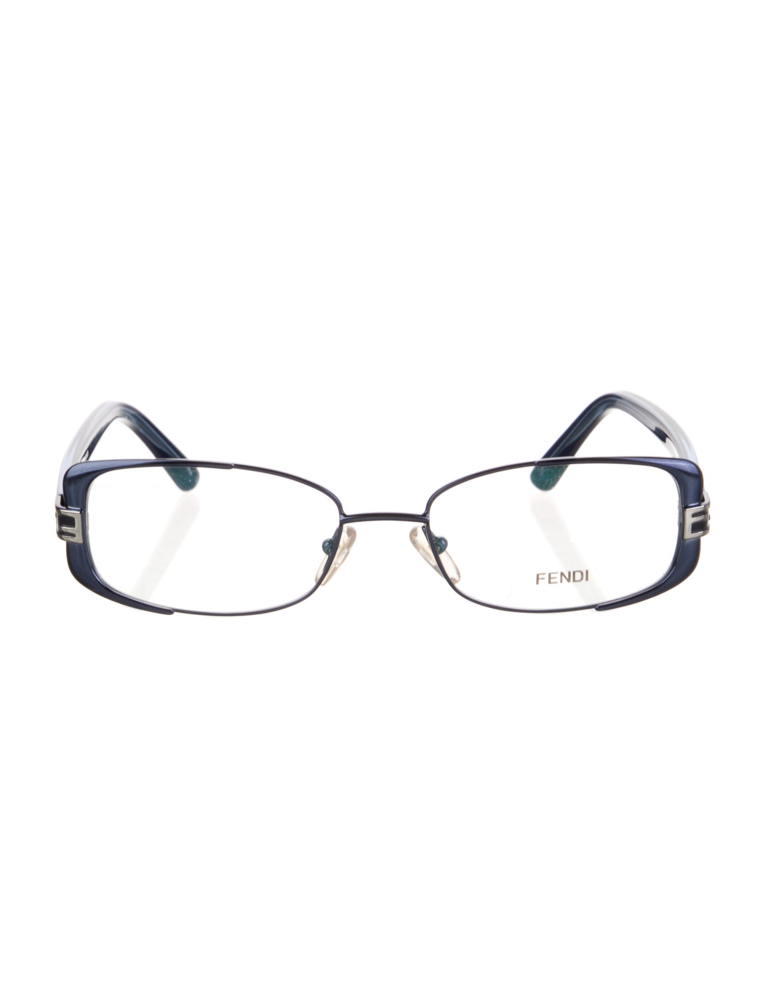 Fendi Zucca FF Logo Square Eyeglasses