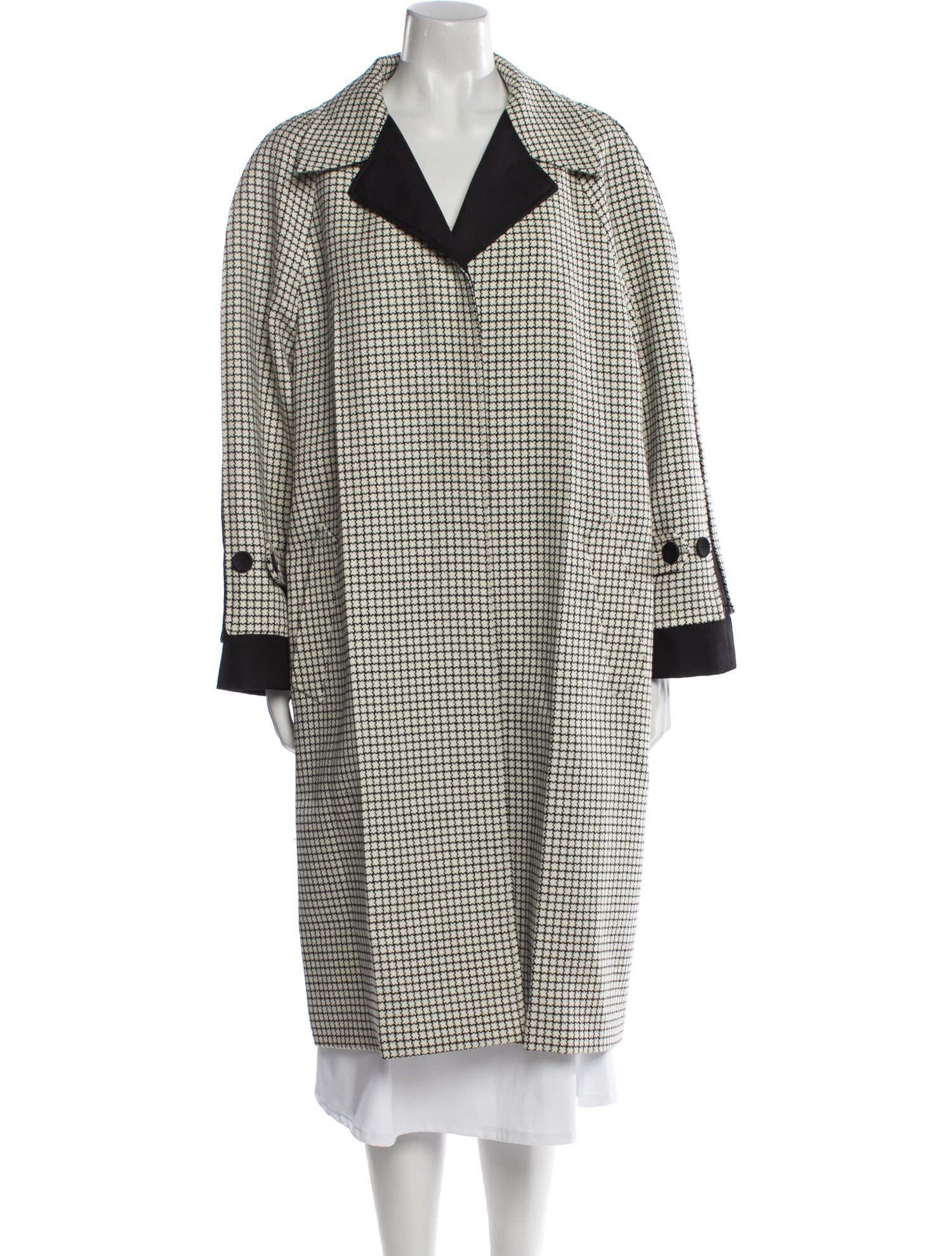 Fendi Virgin Wool Printed Coat