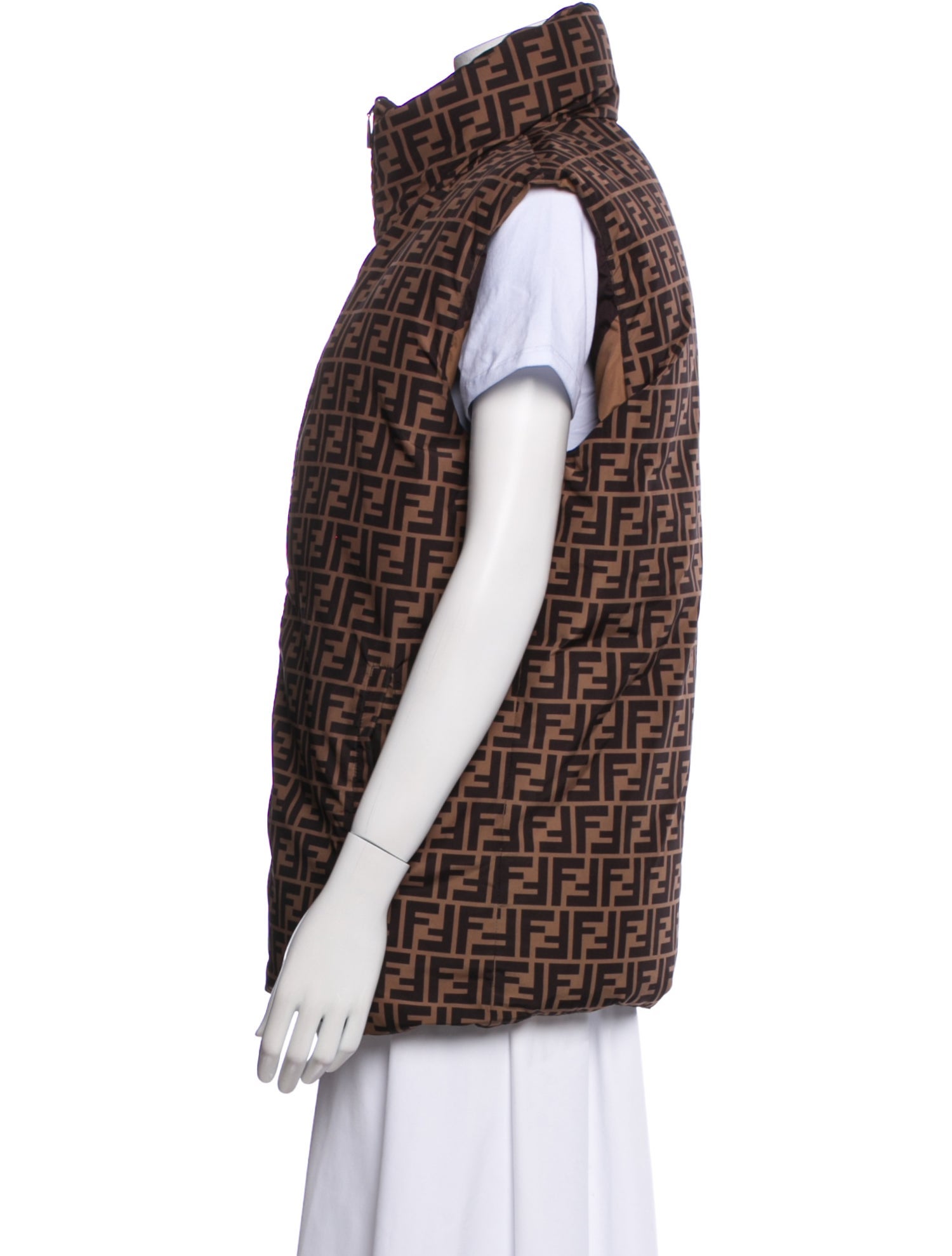 Fendi Houndstooth Print Vest