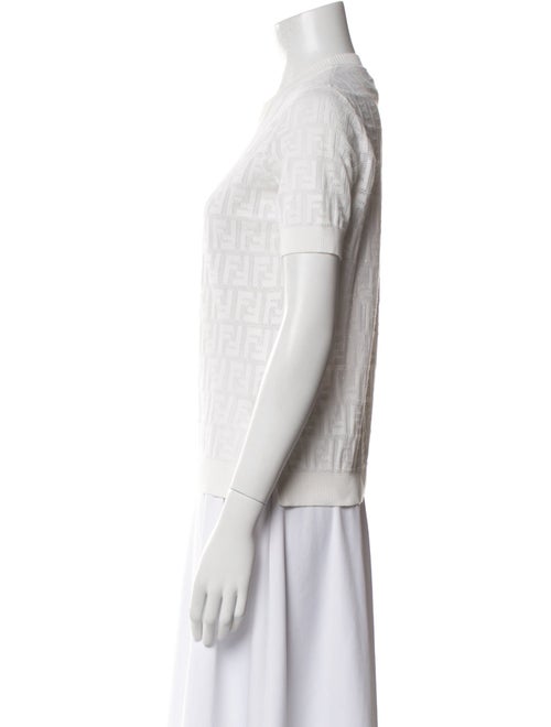 Fendi Crew Neck Short Sleeve T-Shirt