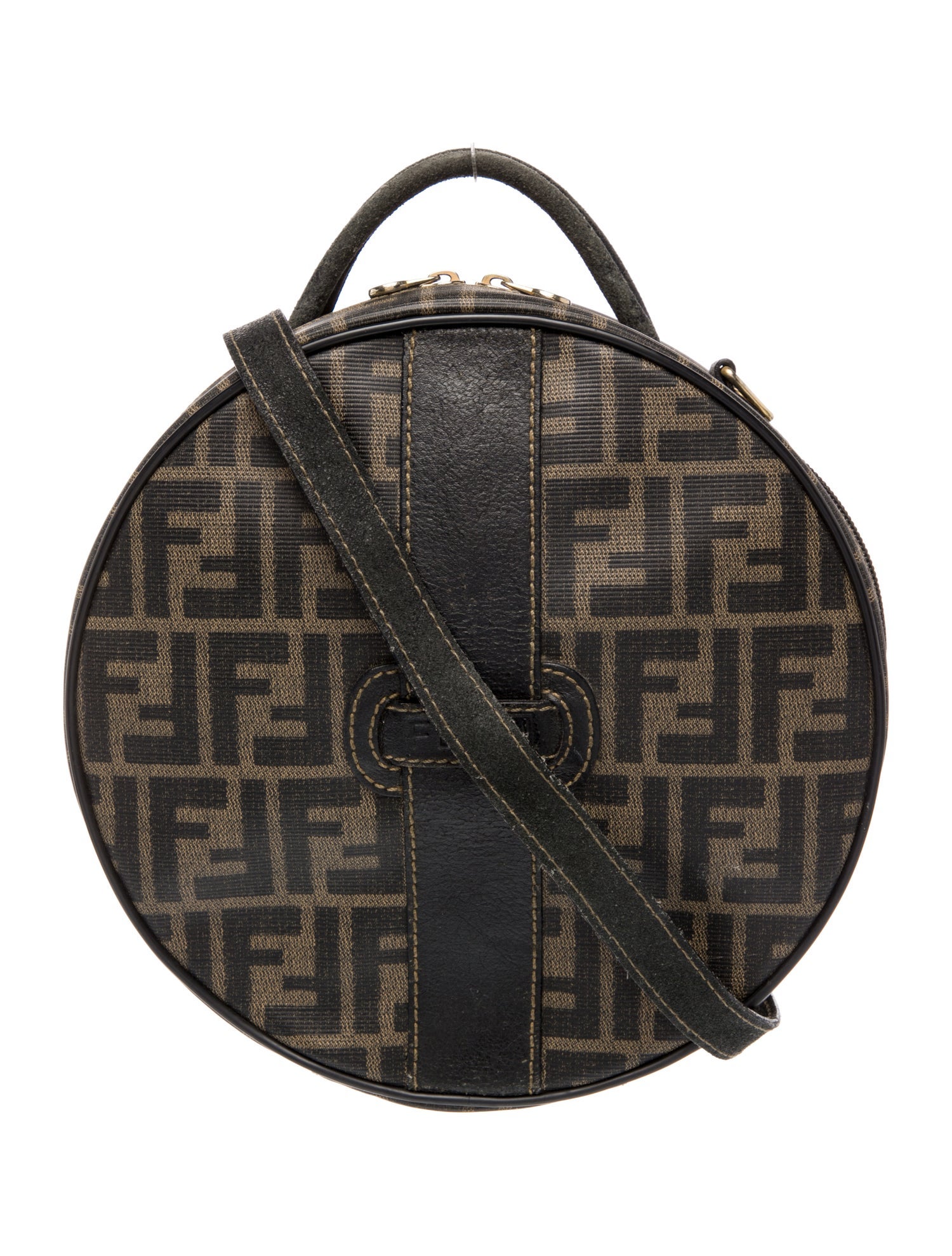 Fendi Zucca FF Crossbody Bag Vintage