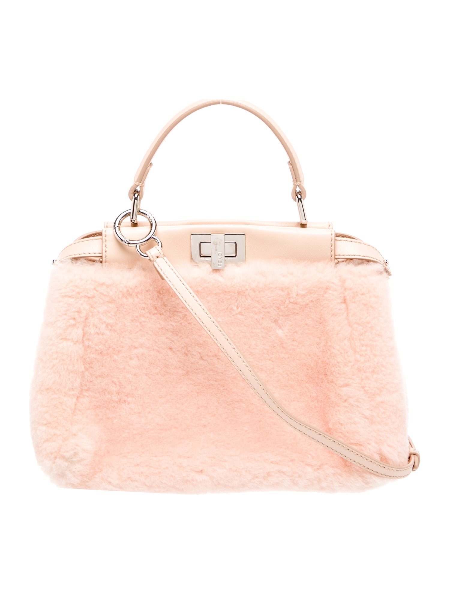 Fendi Shearling Peekaboo Mini