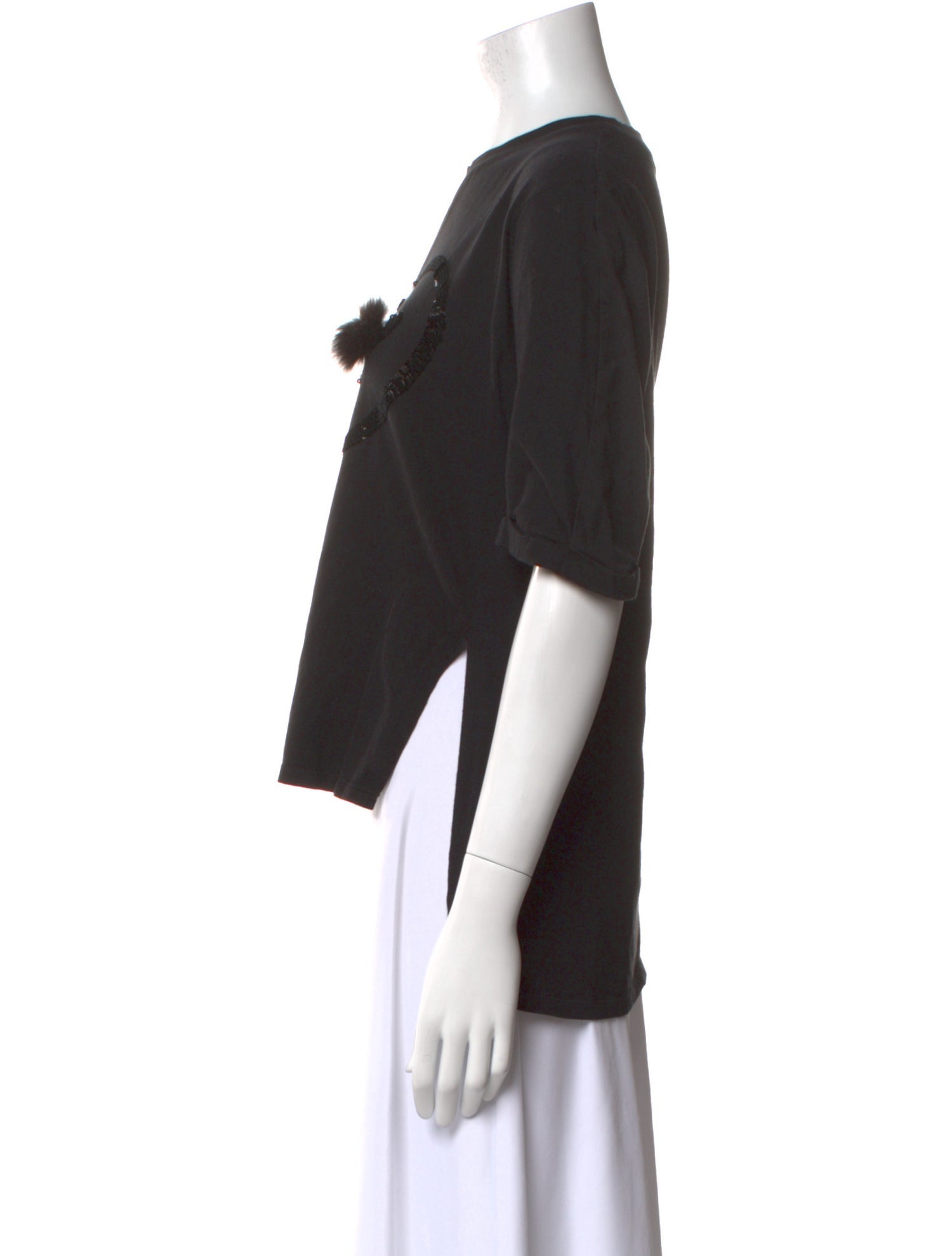 Fendi Graphic Print Crew Neck T-Shirt