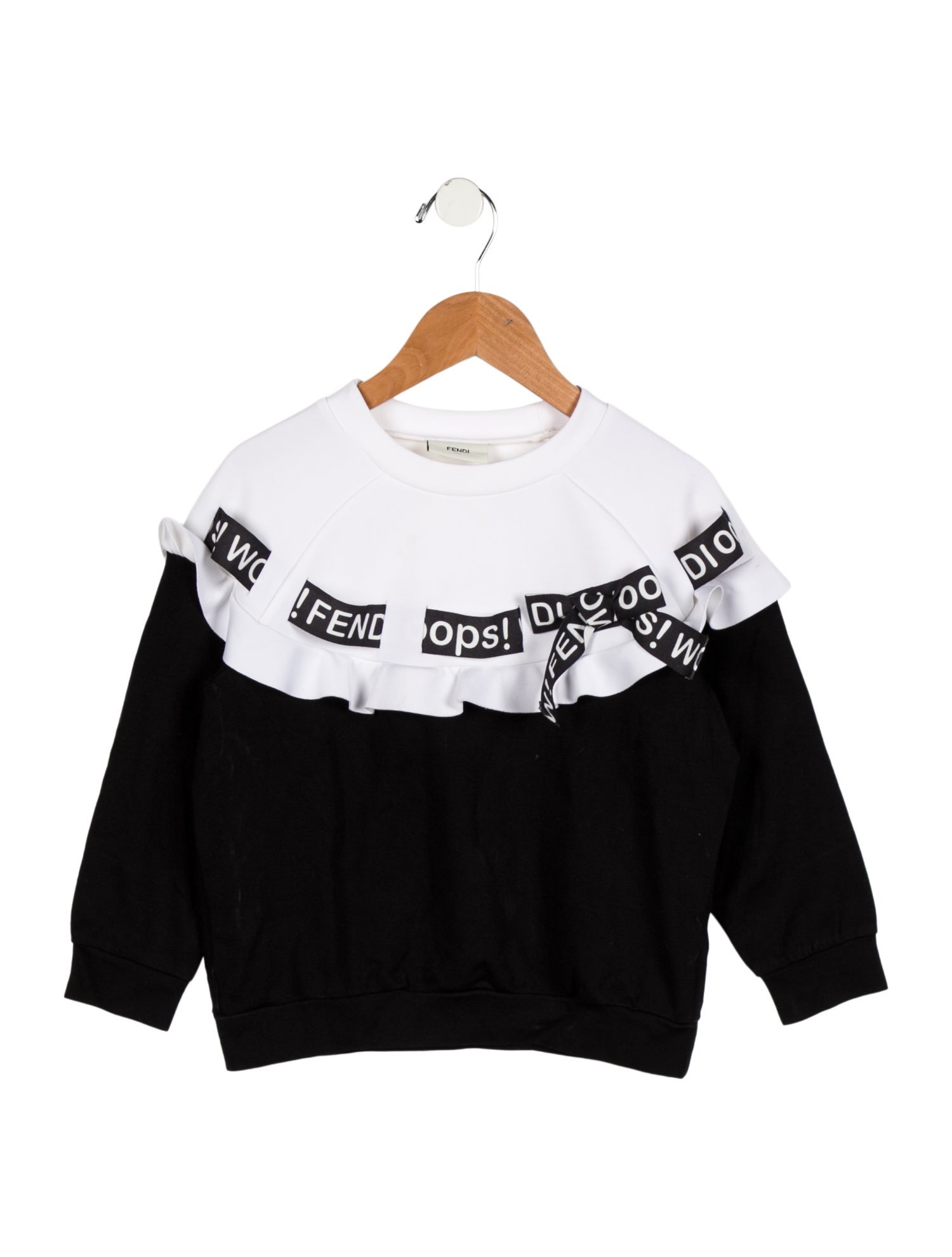 Fendi Girls' Ribbon Sweater