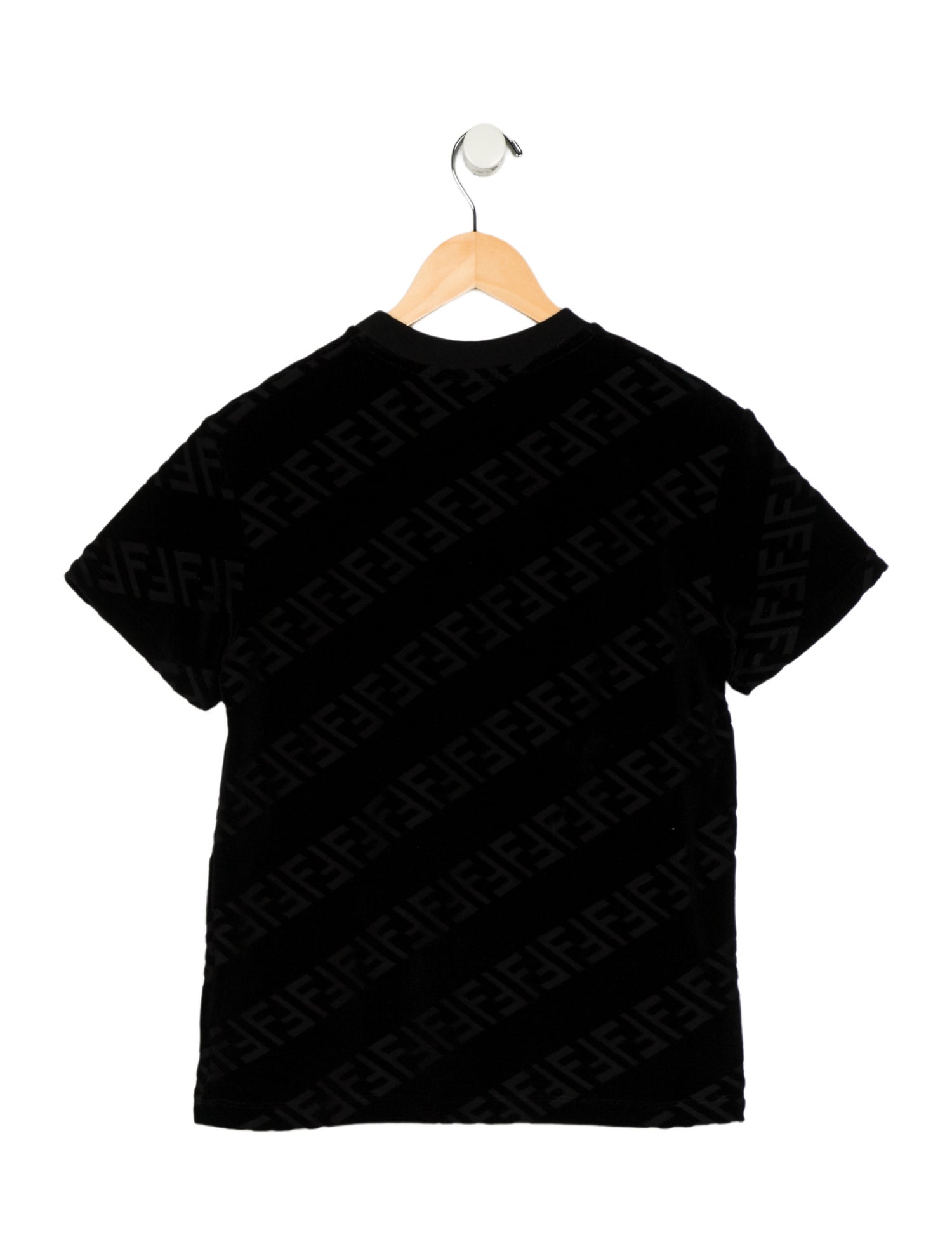 Fendi Boys' Zucca Velour T-Shirt w/Tags