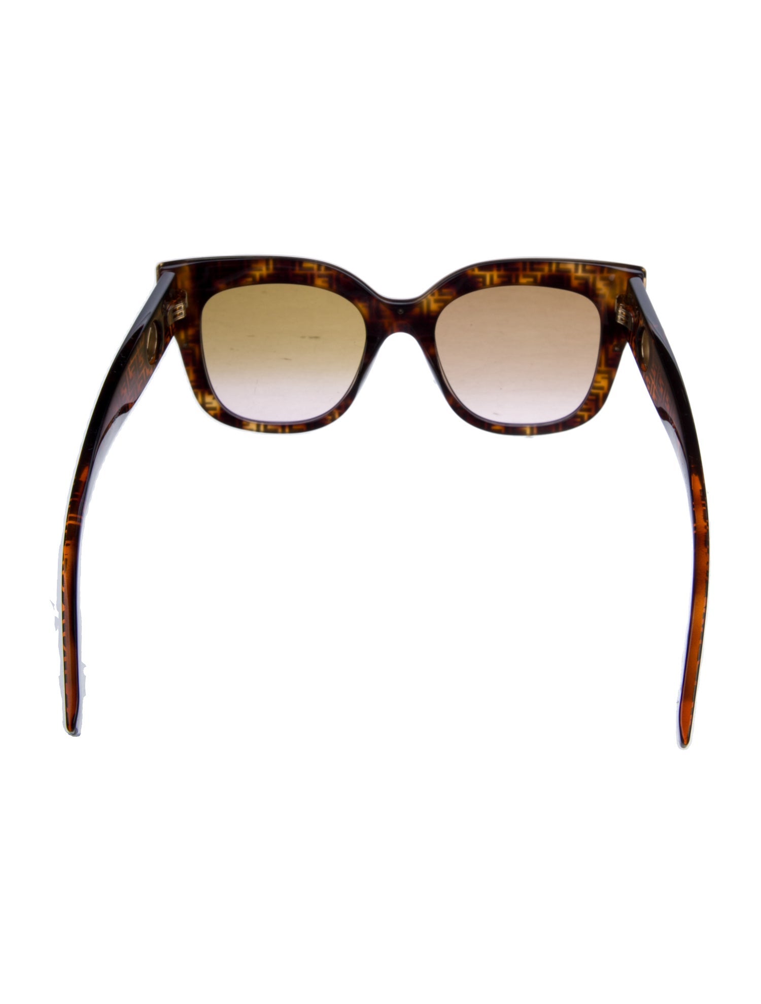 Fendi Zucca FF Logo Oversize Sunglasses