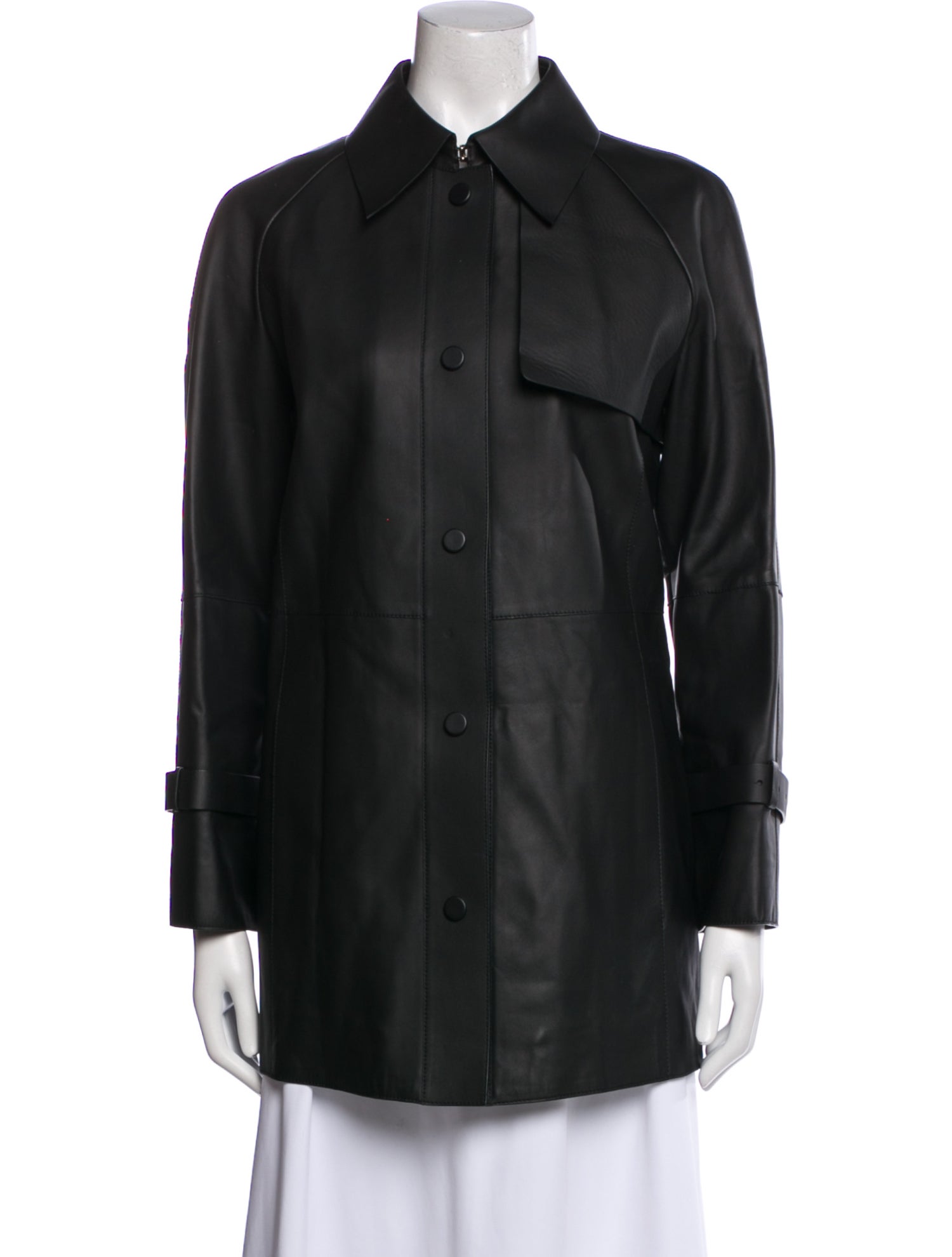 Fendi Lamb Leather Utility Jacket