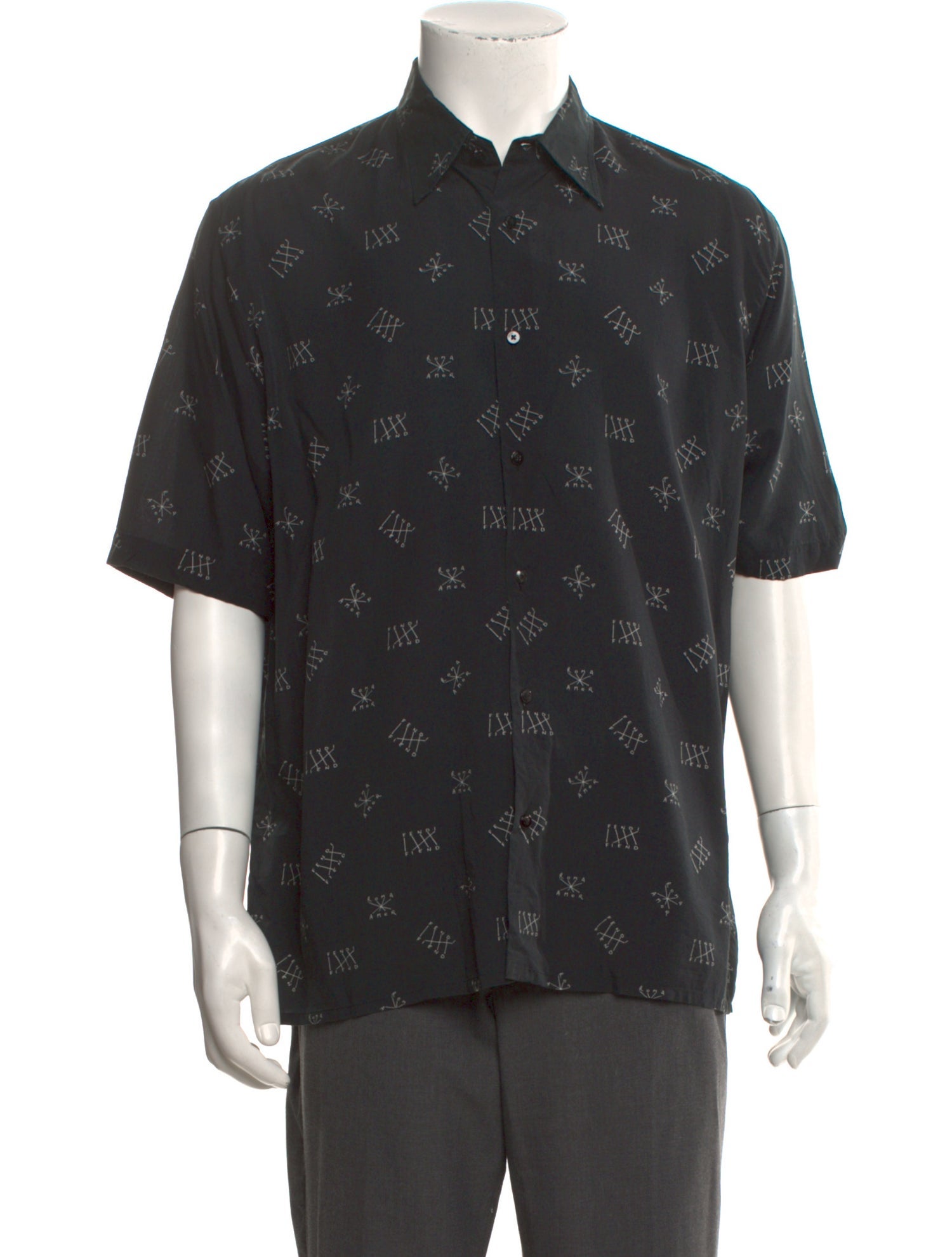 Fendi Printed Short Sleeve Shirt