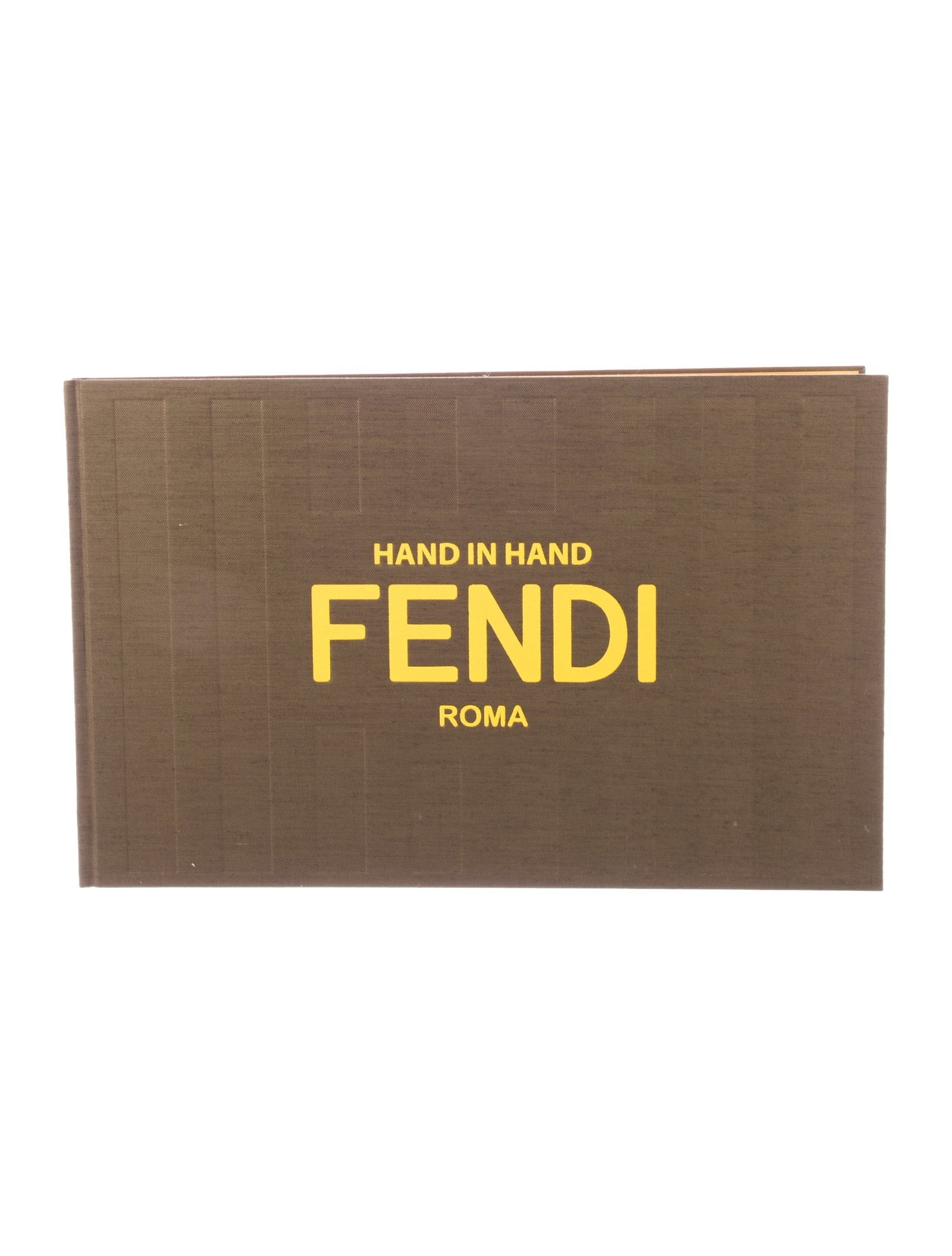 Fendi 'Hand In Hand' Hardcover Book