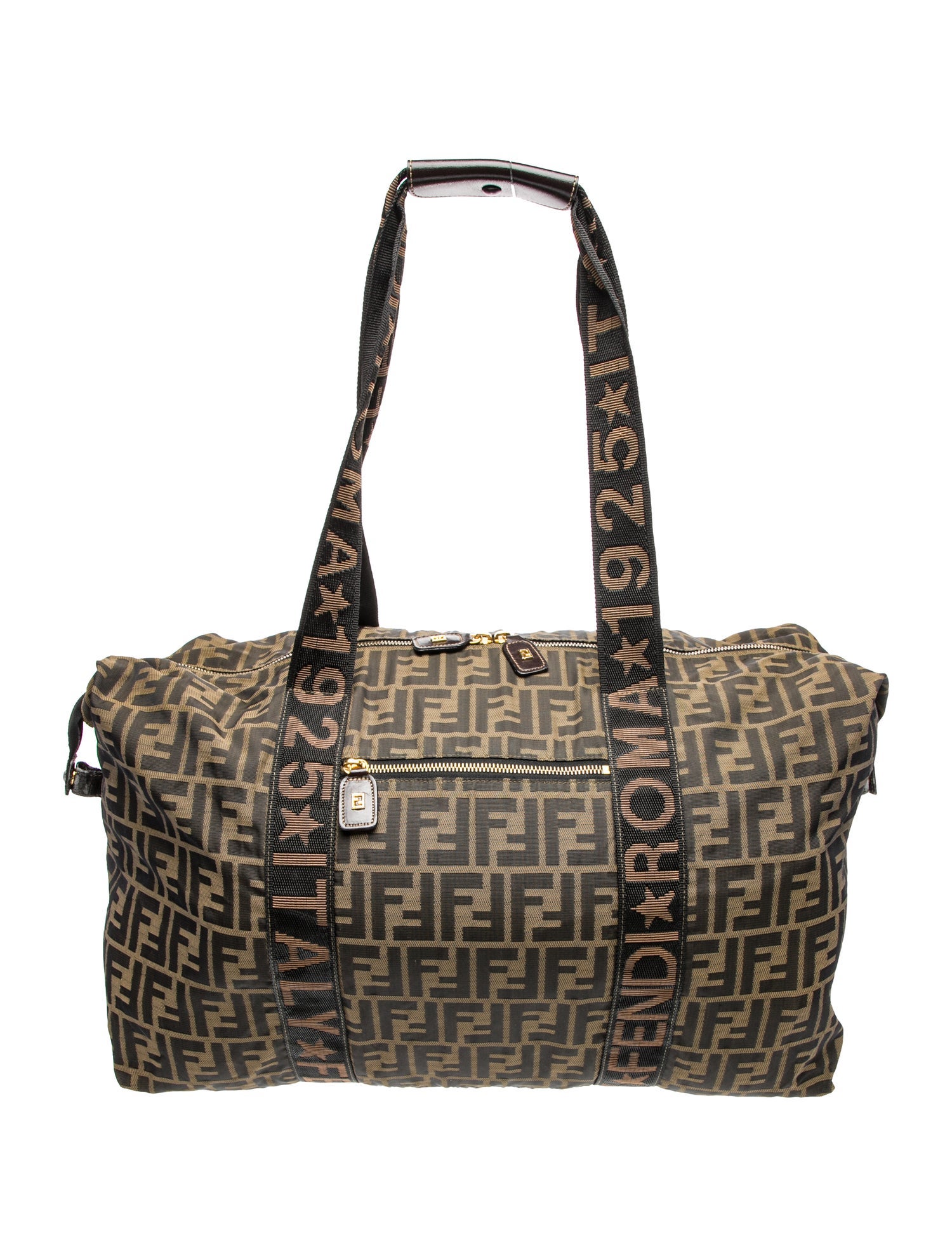 Fendi Canvas Weekender Bag