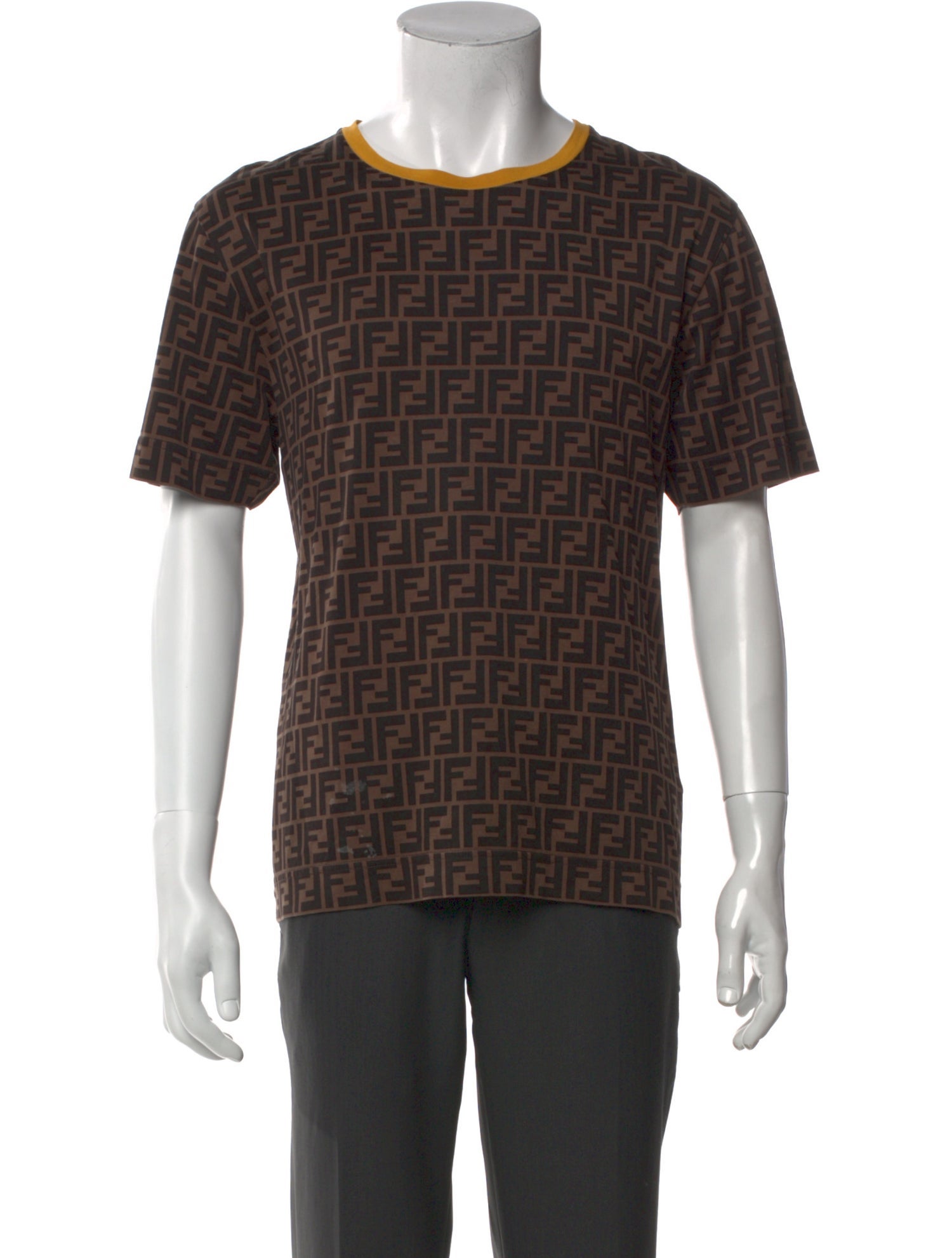 Fendi Zucca FF Logo Printed T-Shirt