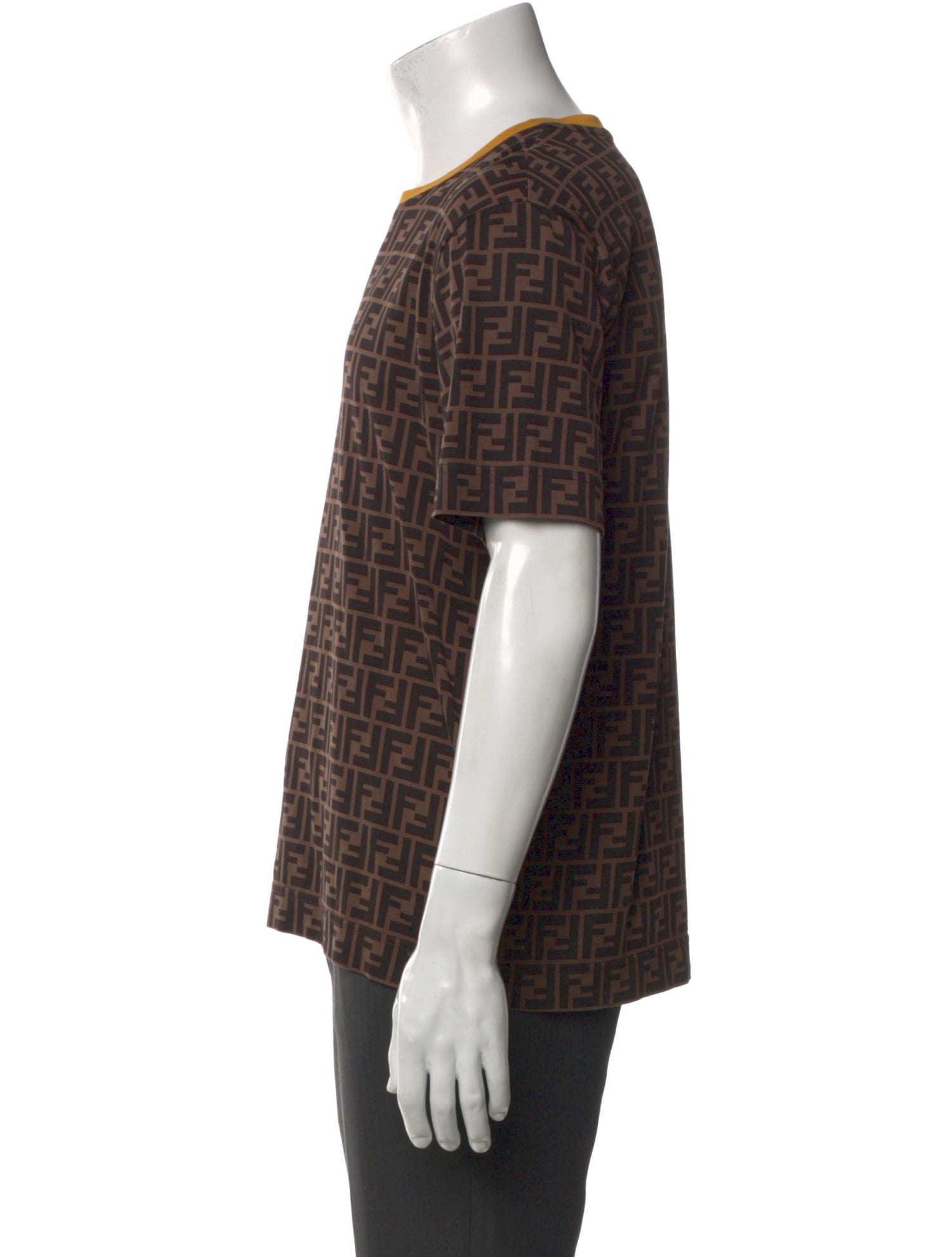 Fendi Zucca FF Logo Printed T-Shirt