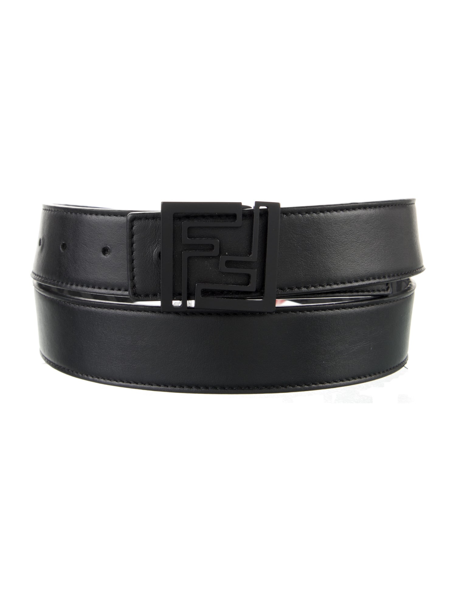 Fendi Non Reversible Arrow Leather Waist Belt