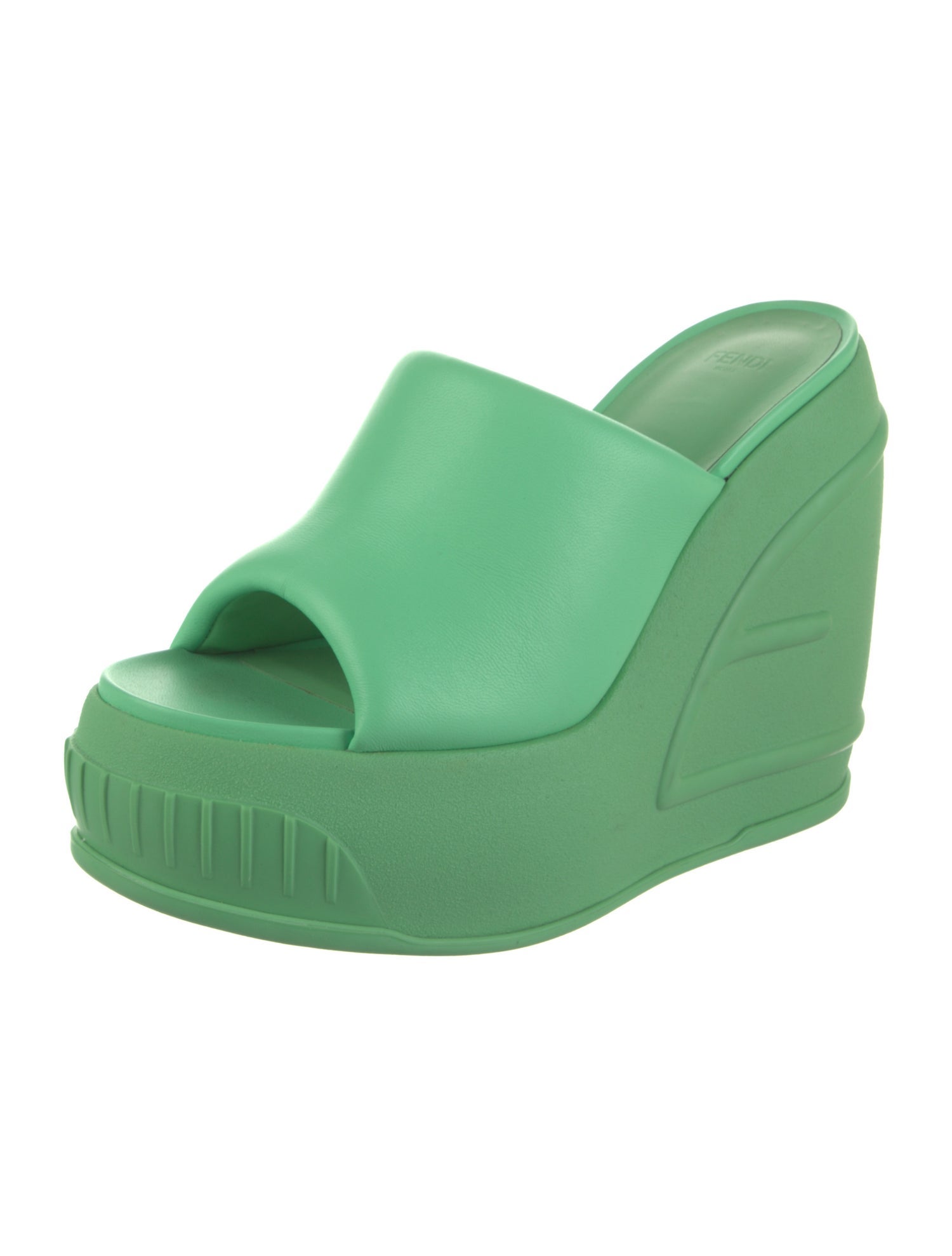 Fendi Leather Slides