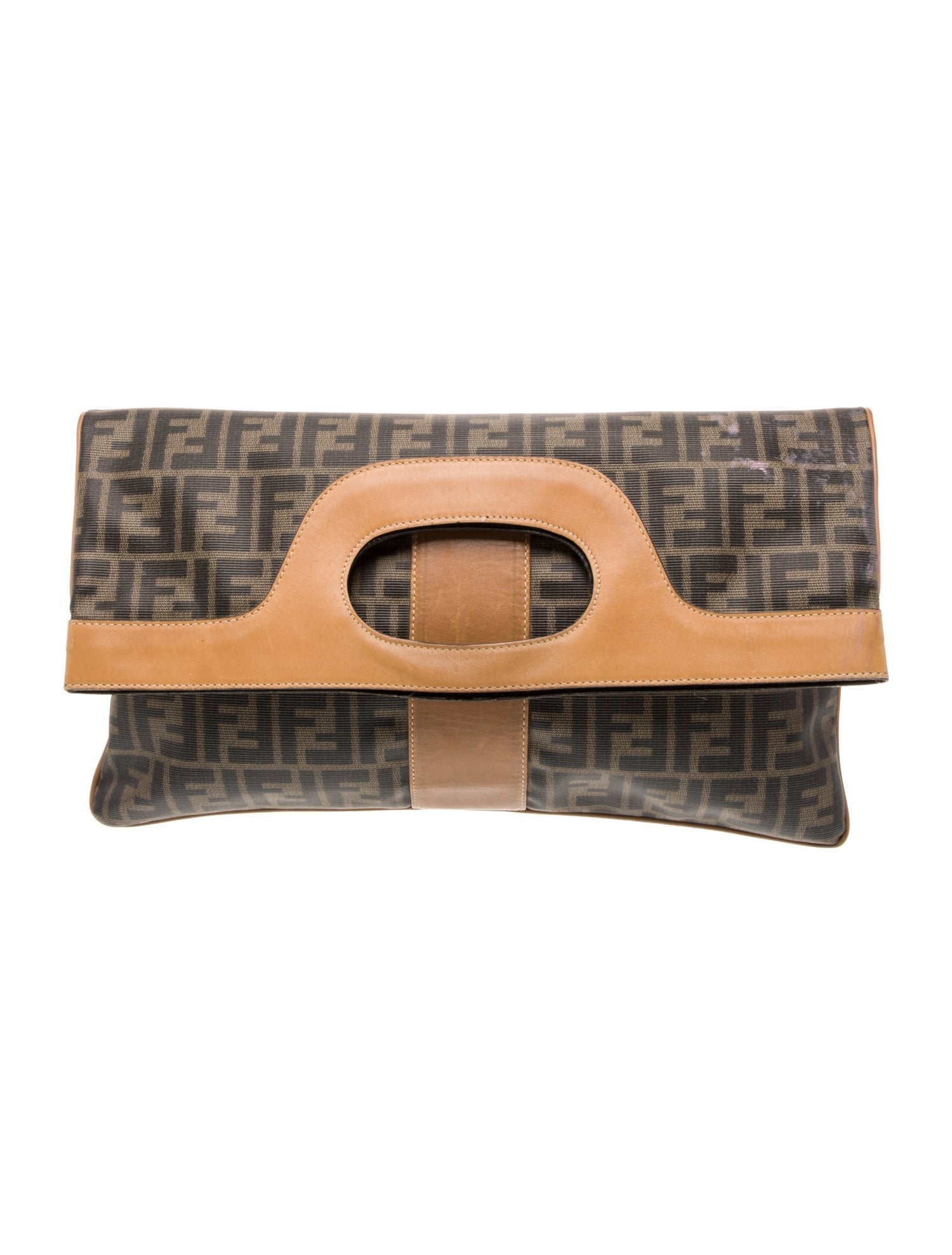 Fendi Zucca FF Top Handle Bag Vintage