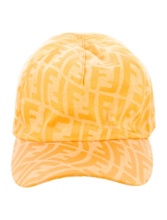 Fendi Pattern Print Baseball Cap