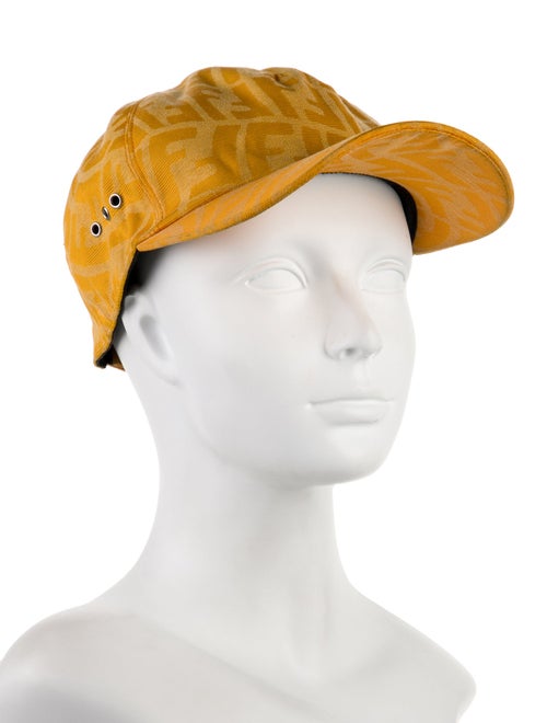 Fendi Pattern Print Baseball Cap