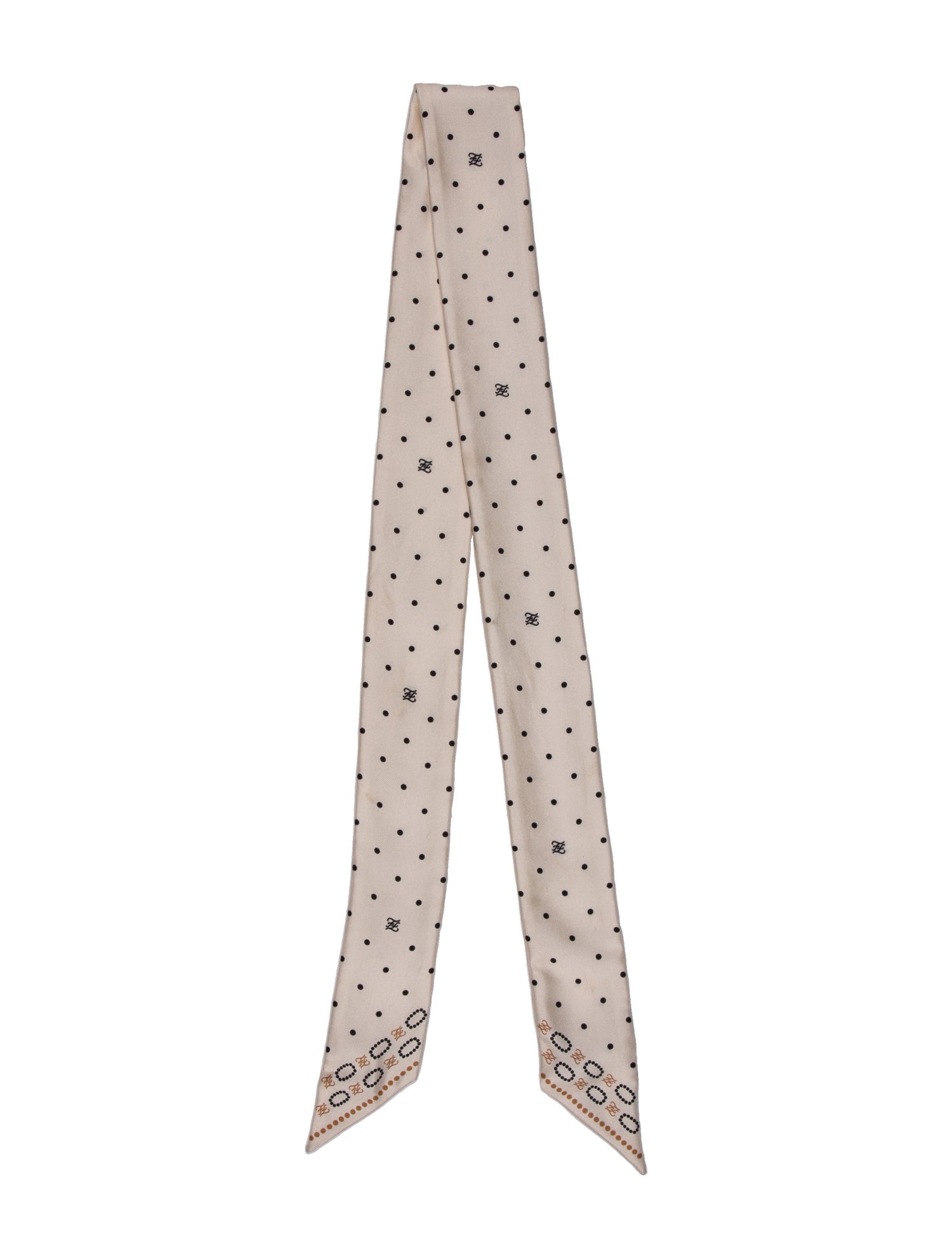 Fendi Pattern Silk Scarf