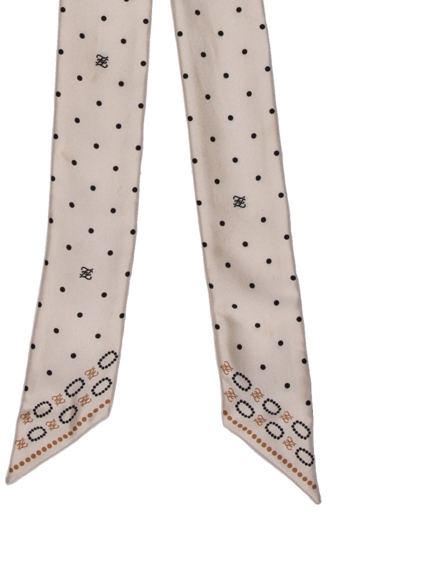 Fendi Pattern Silk Scarf