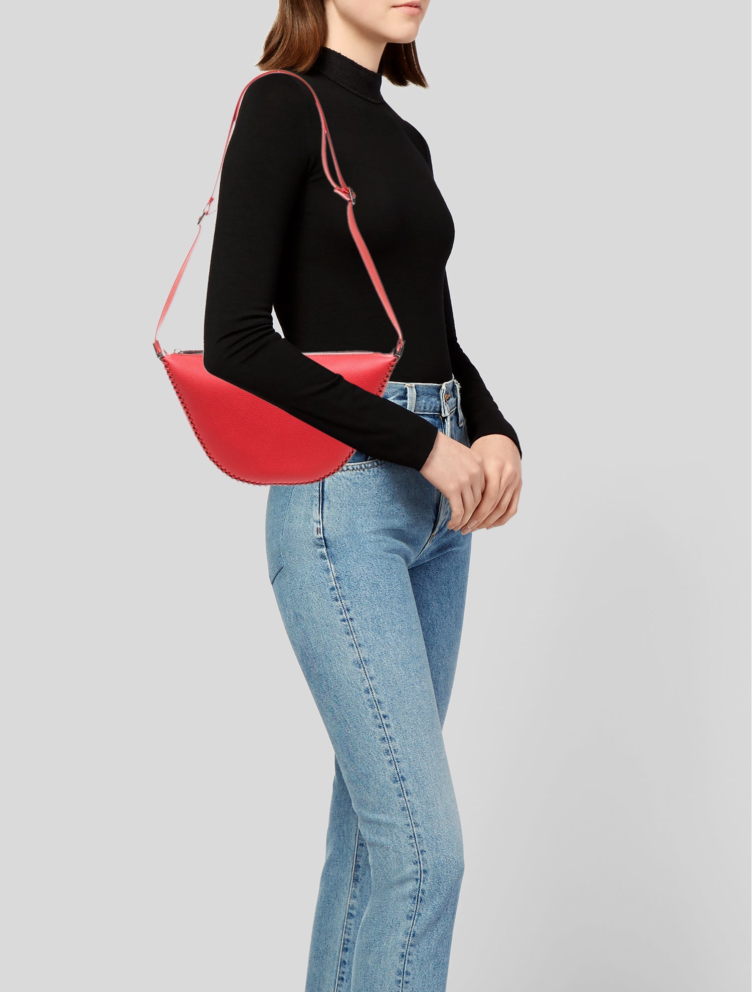 Fendi Leather Messenger Bag