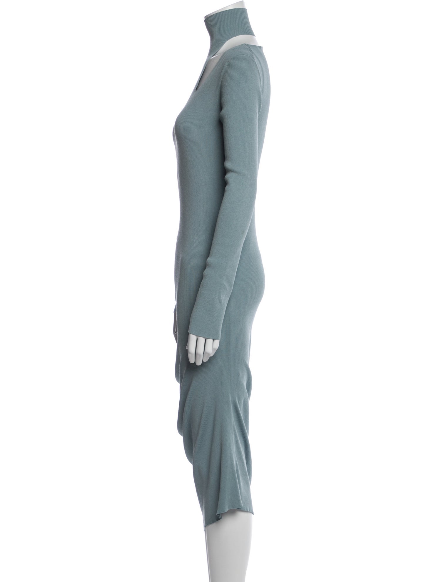 Fendi Cowl Neck Long Dress