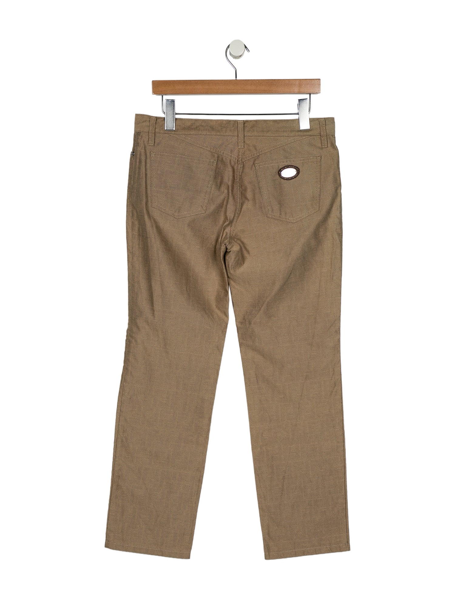 Fendi Mid-Rise Straight Leg Jeans