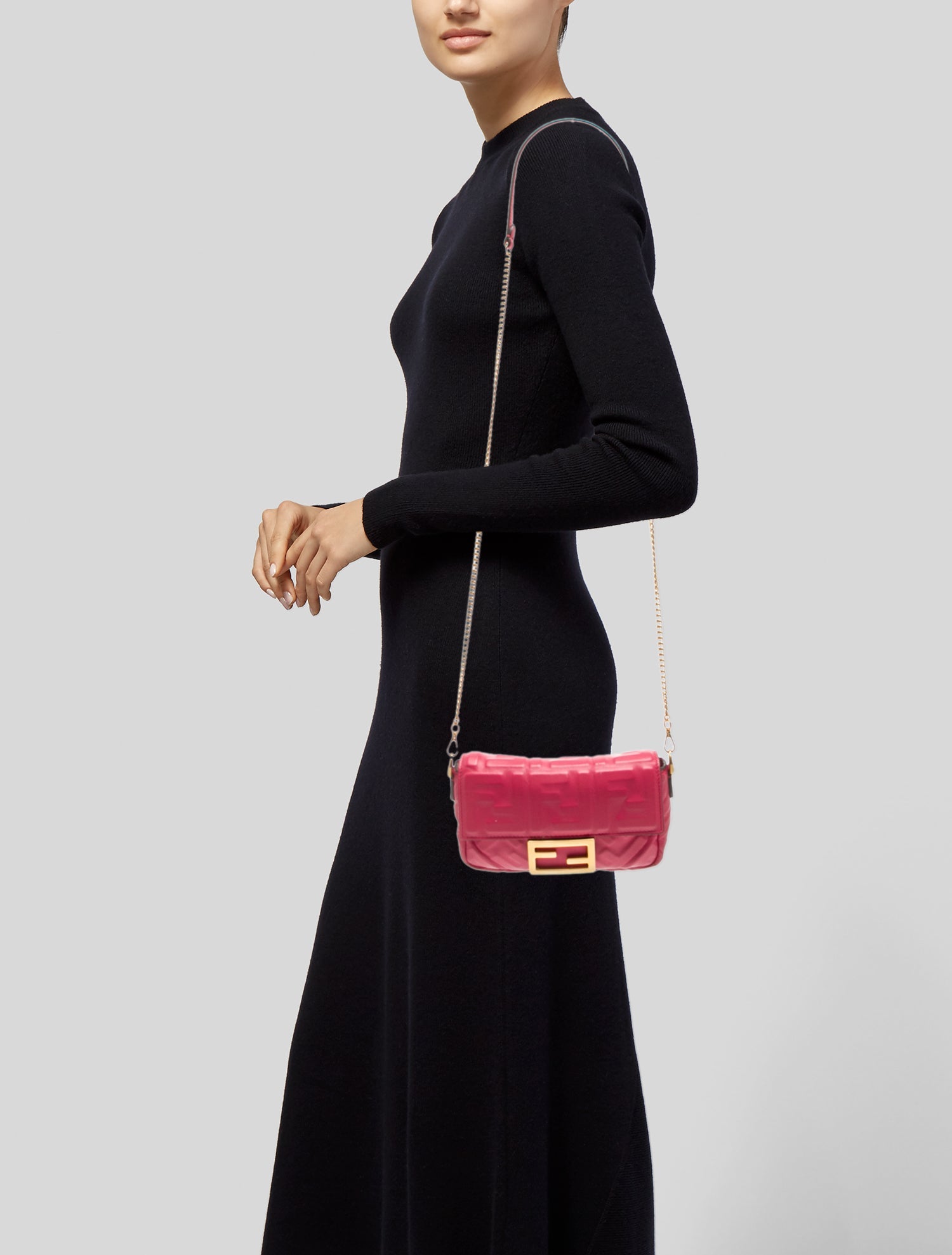 Fendi Zucca FF Baguette Mini