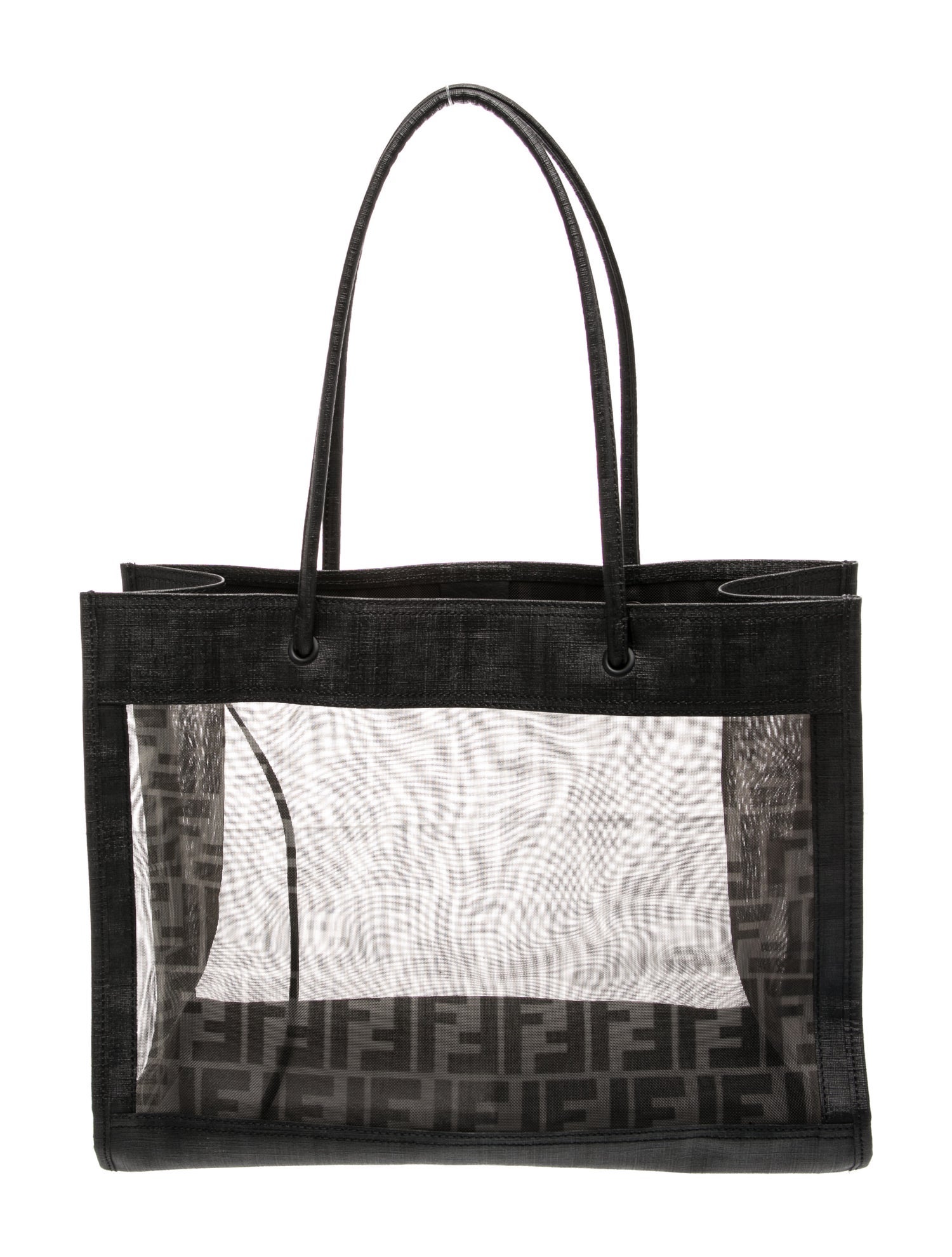 Fendi Zucca FF Zucca Mesh Tote Vintage