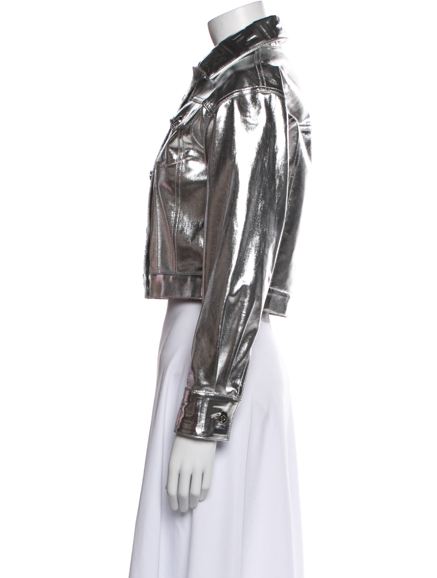 Fendi Printed Biker Jacket