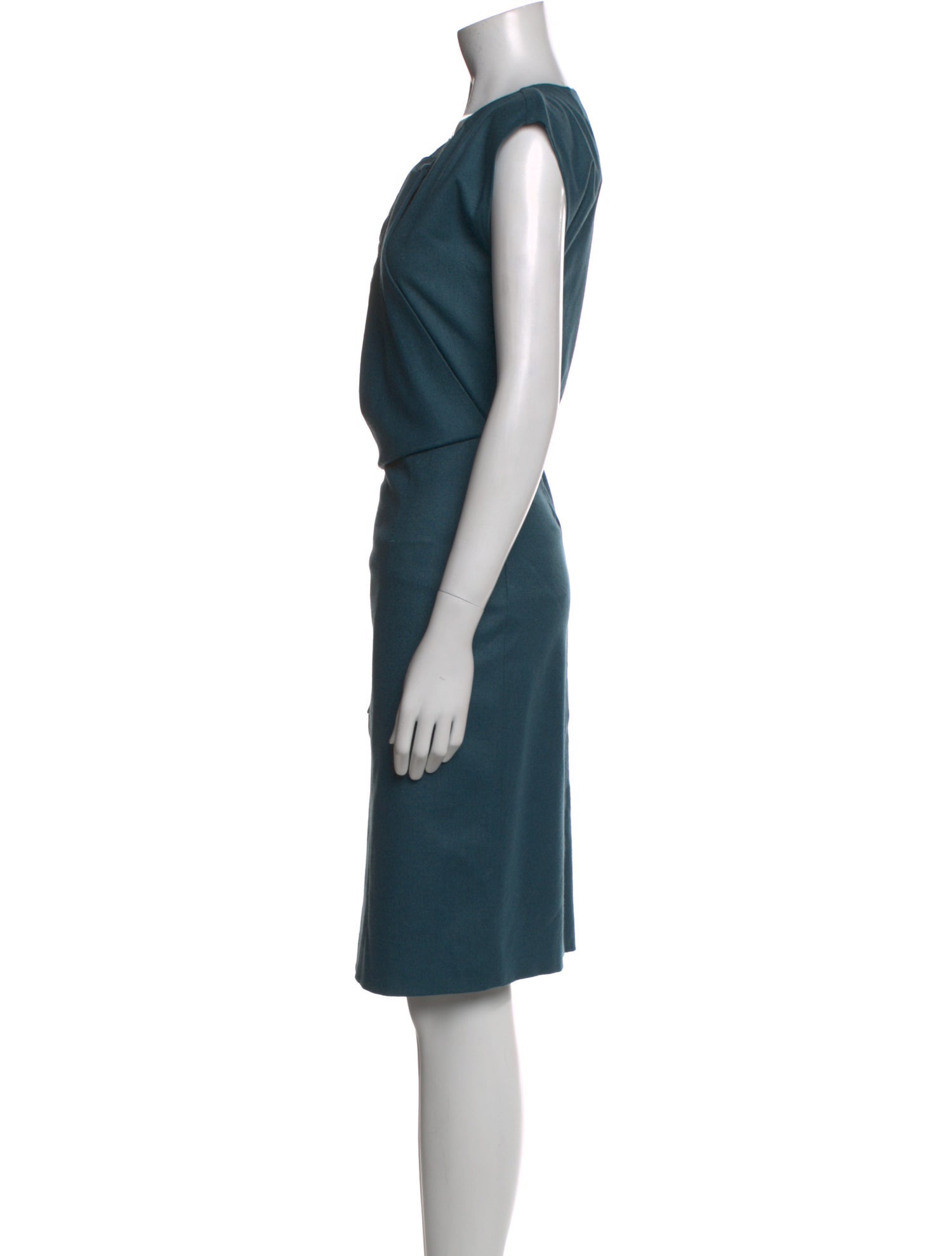 Fendi Scoop Neck Knee-Length Dress