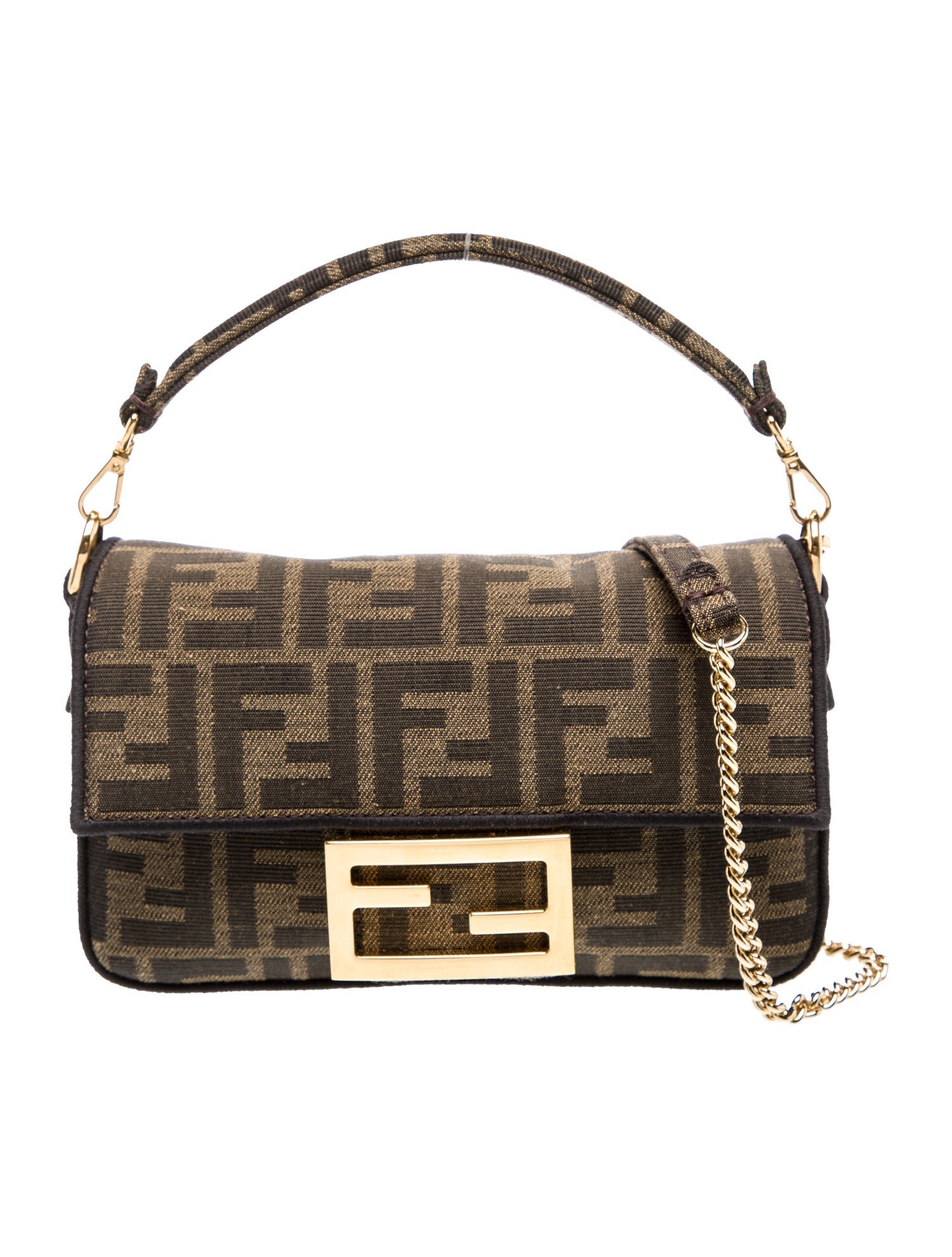 Fendi Zucca FF Baguette Mini