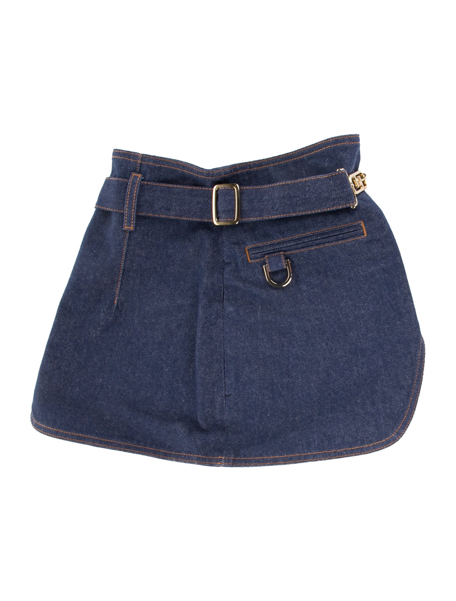 Fendi Wide Denim Waist Belt