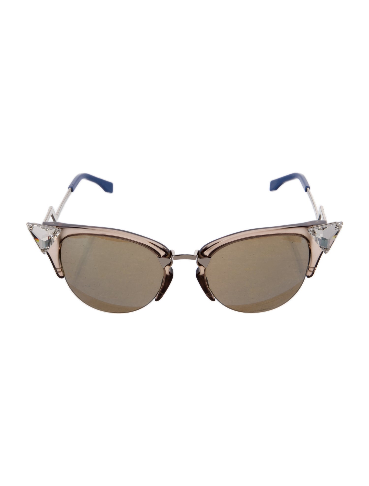 Fendi Cat-Eye Mirrored Sunglasses