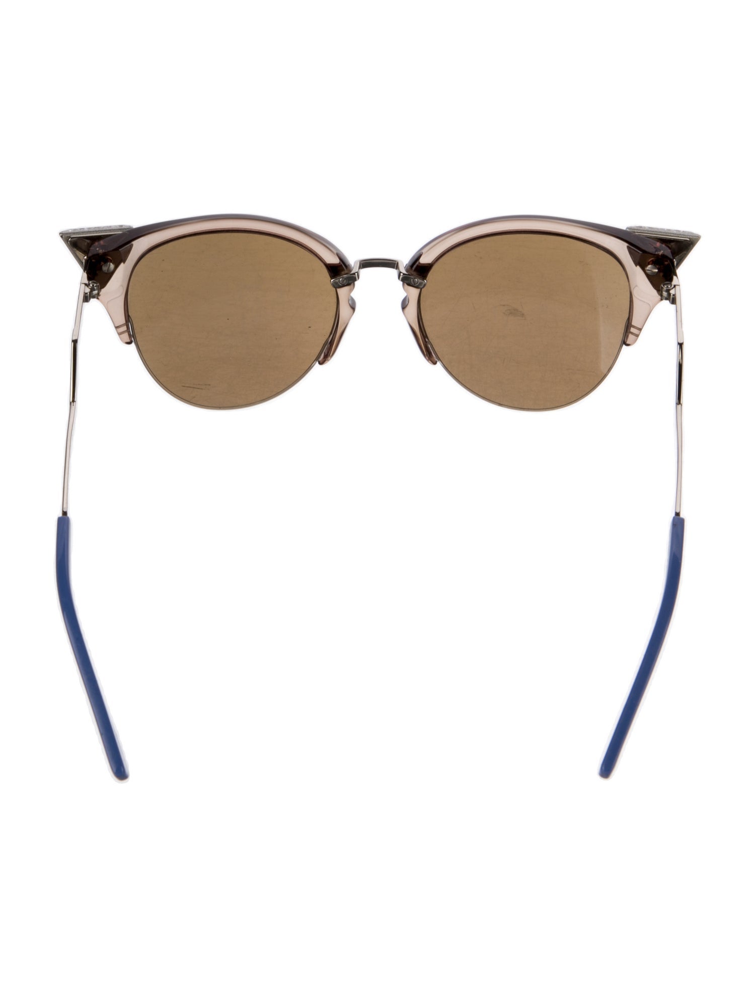 Fendi Cat-Eye Mirrored Sunglasses