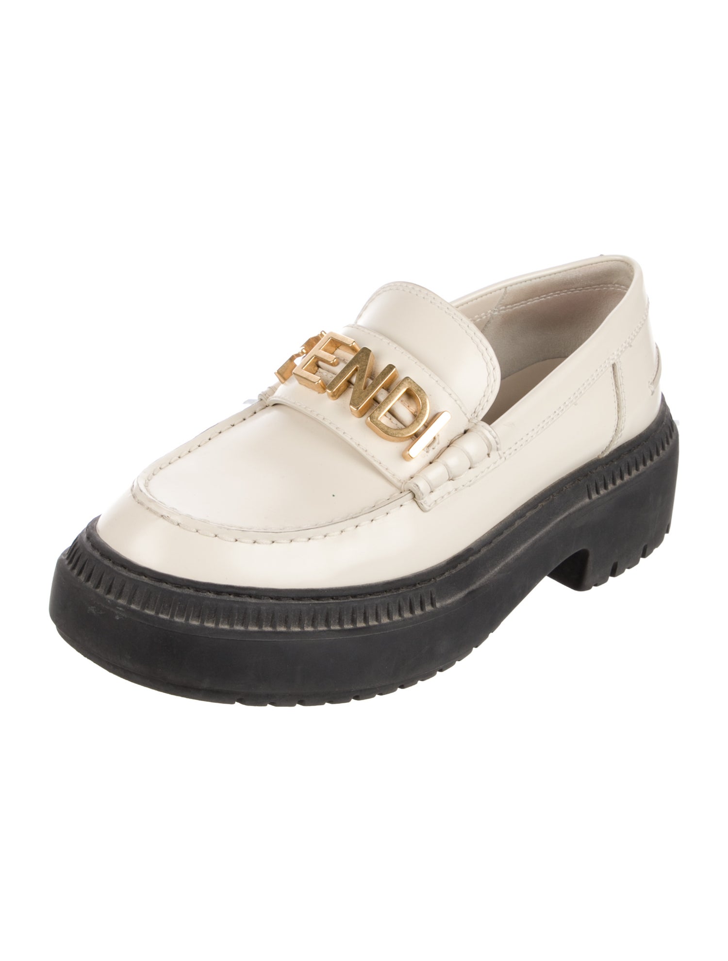 Fendi Leather Loafers