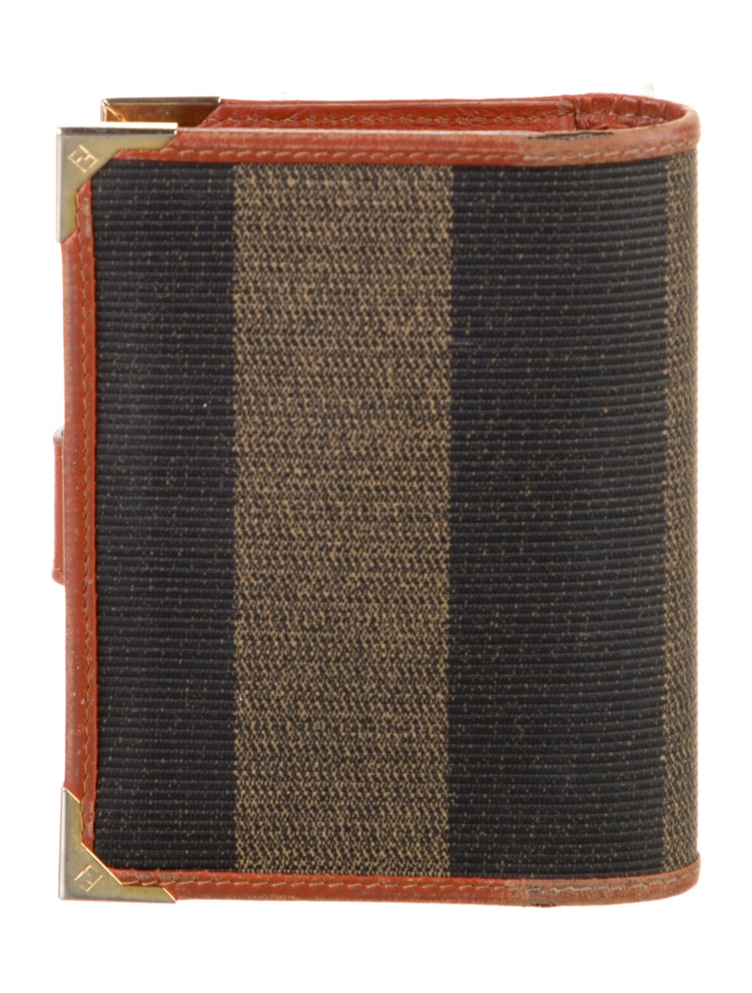 Fendi Pequin Pattern Wallet
