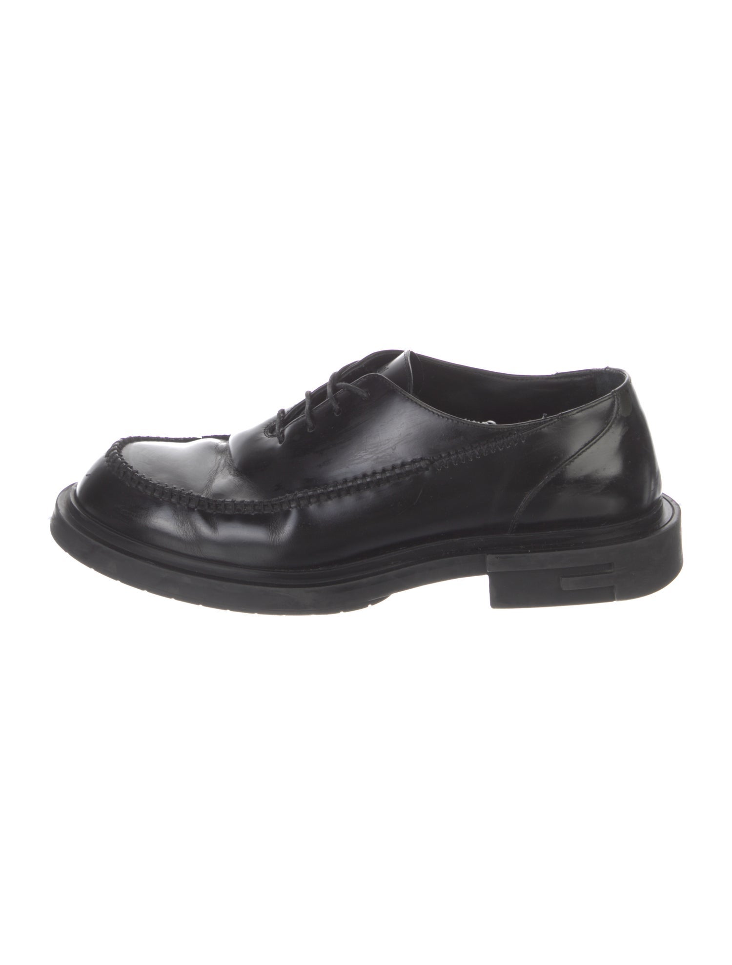 Fendi Leather Dress Loafers