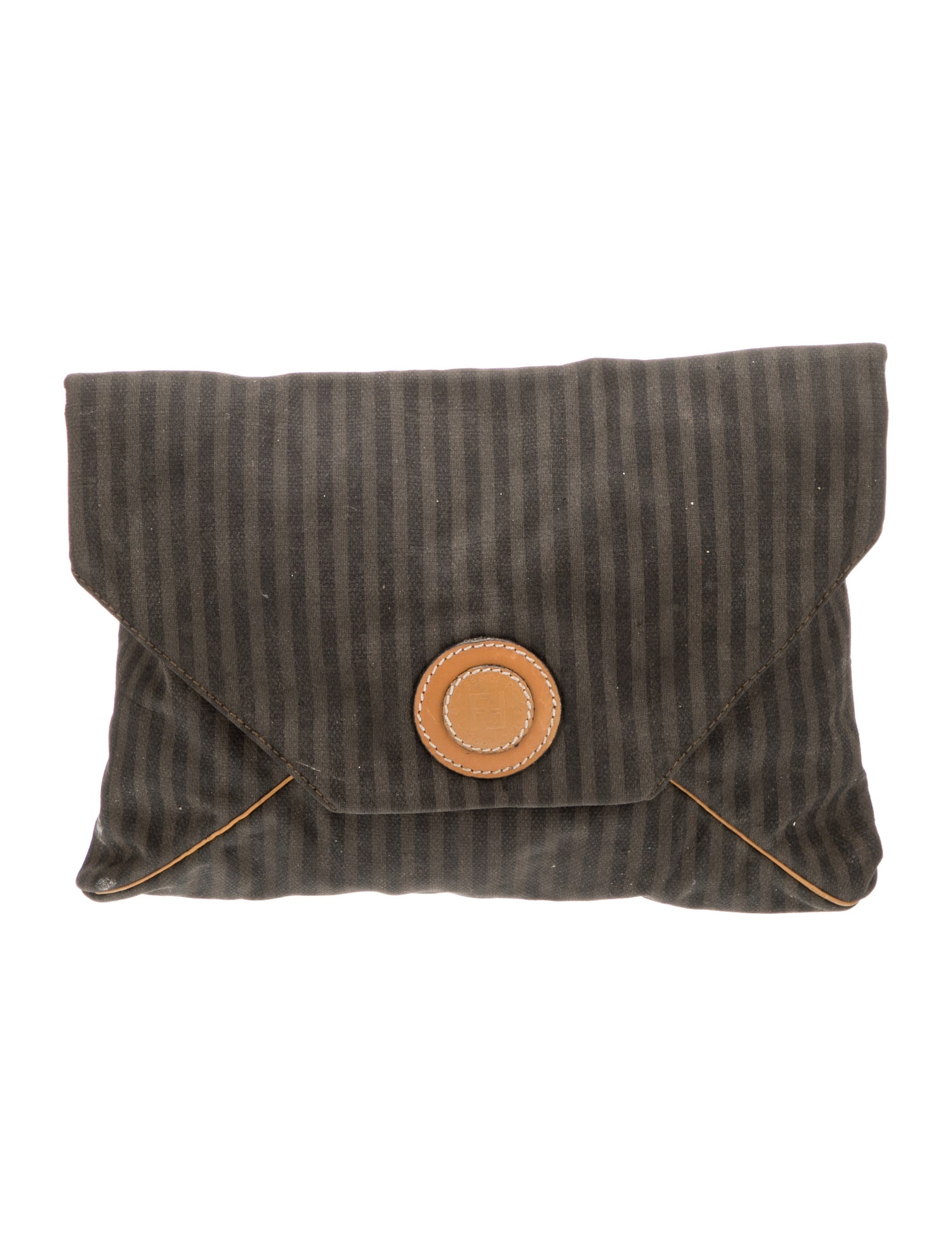 Fendi Pequin Portfolio Vintage