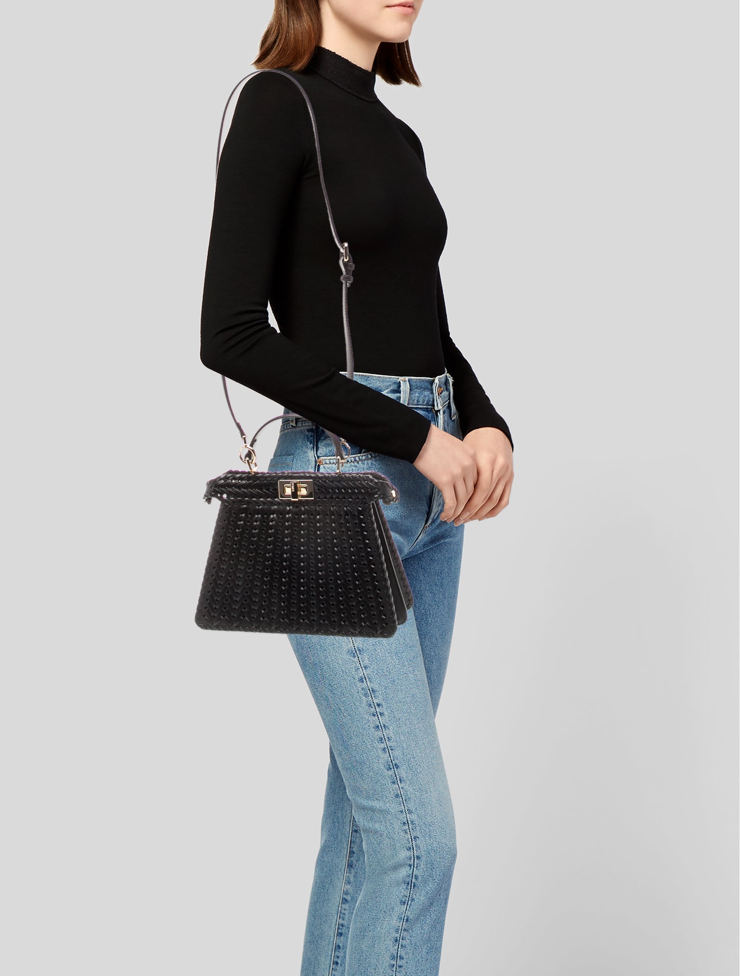 Fendi Leather Peekaboo 2023