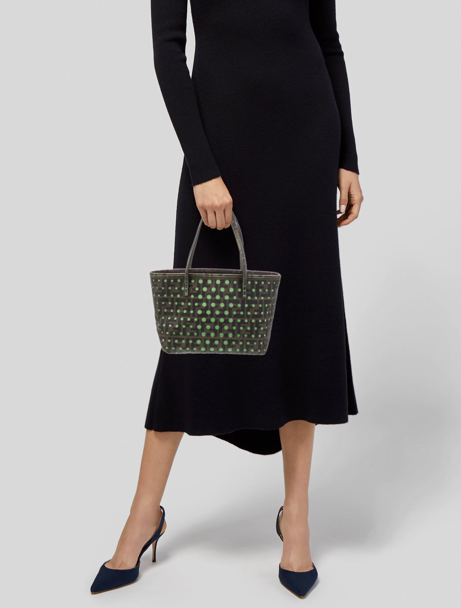 Fendi Zucca FF Roll Tote