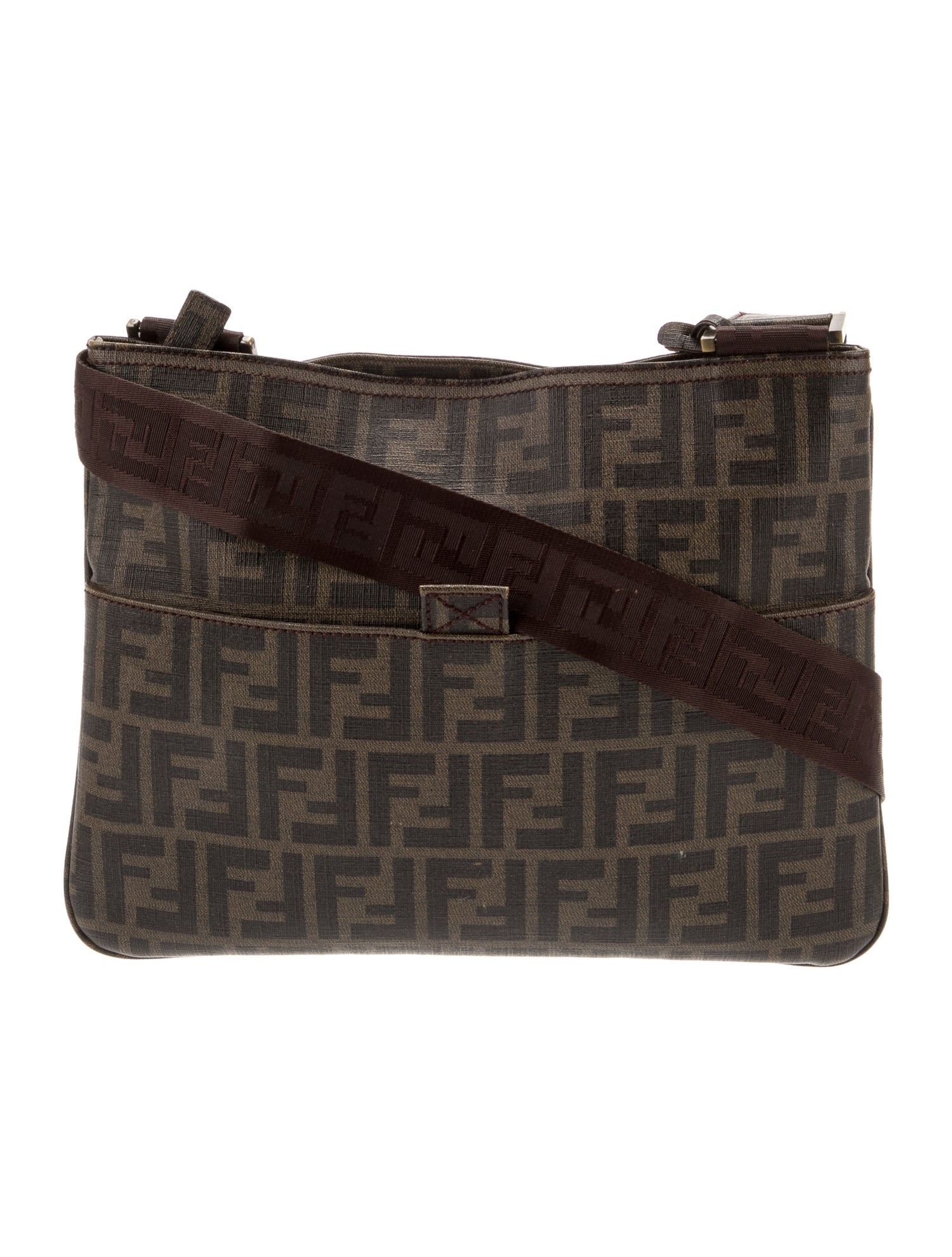 Fendi Zucca FF Messenger Bag