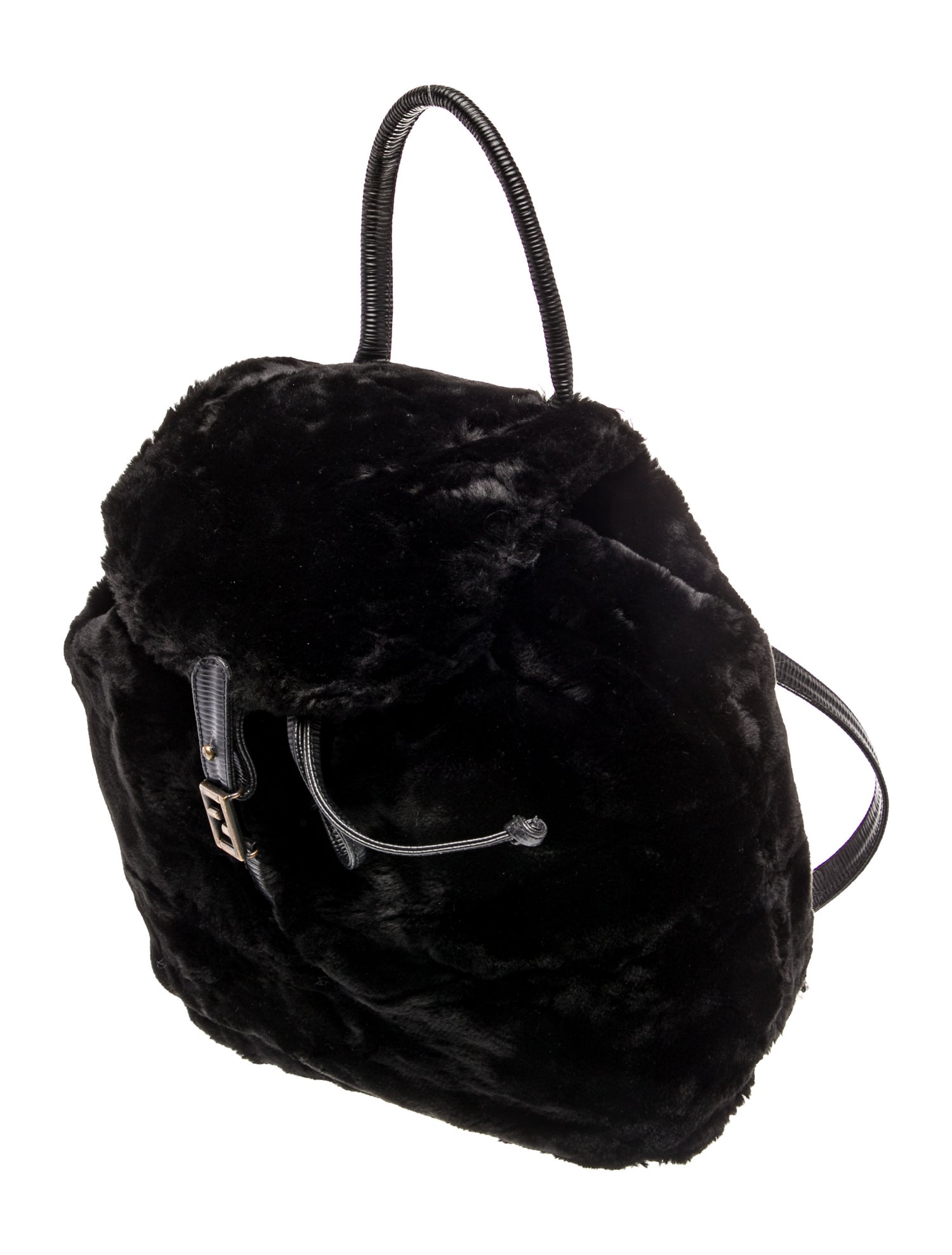 Fendi Faux Fur Backpack Vintage